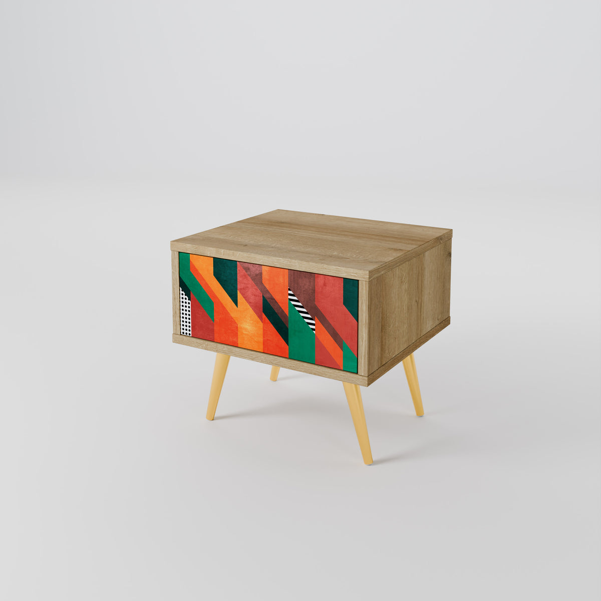 MAKESHIFT ARTISTRY Nightstand with Drawer