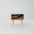 EARTHY FIGURES Κομοδίνο με συρτάρι