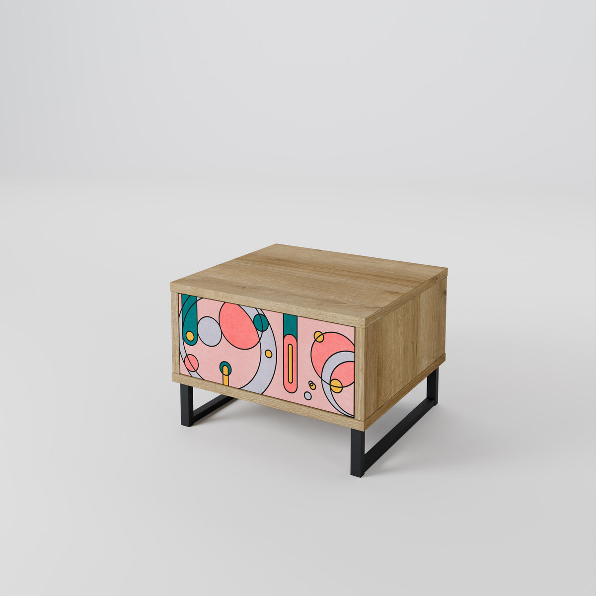 GOSSAMER ECHOES Nightstand with Drawer
