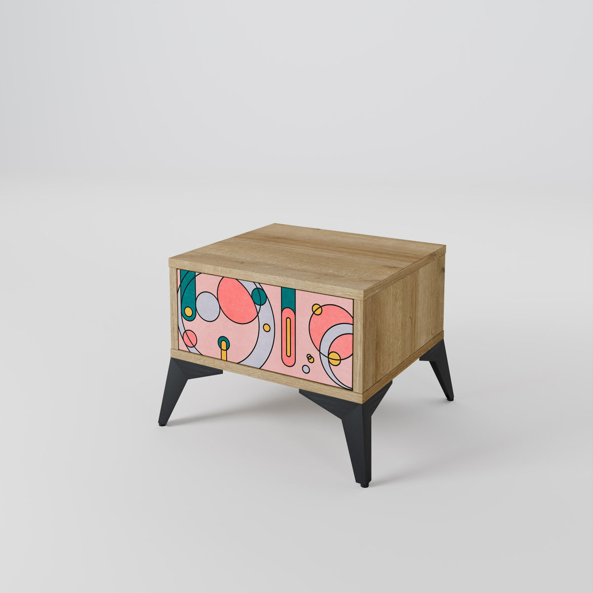 GOSSAMER ECHOES Nightstand with Drawer