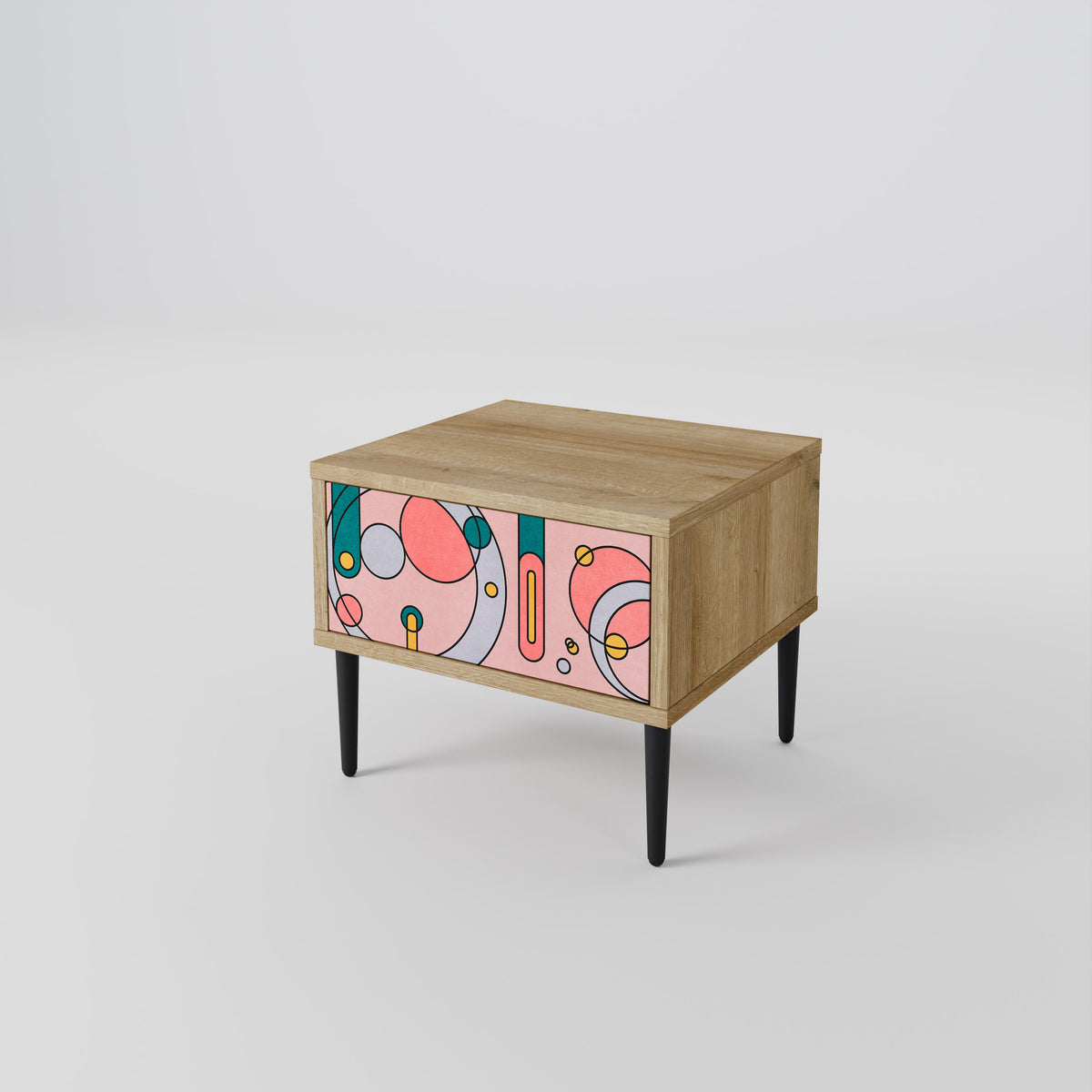 GOSSAMER ECHOES Nightstand with Drawer