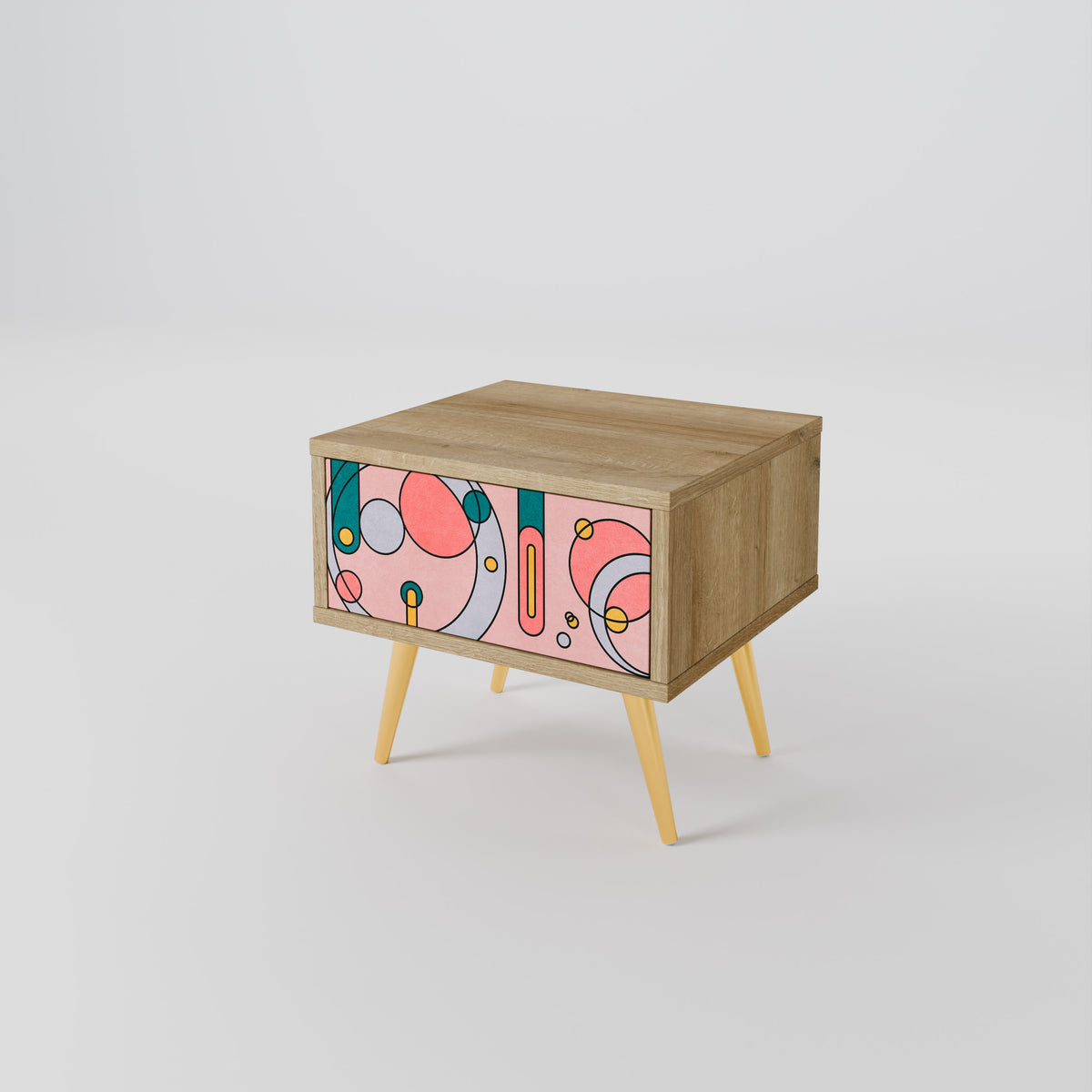 GOSSAMER ECHOES Nightstand with Drawer