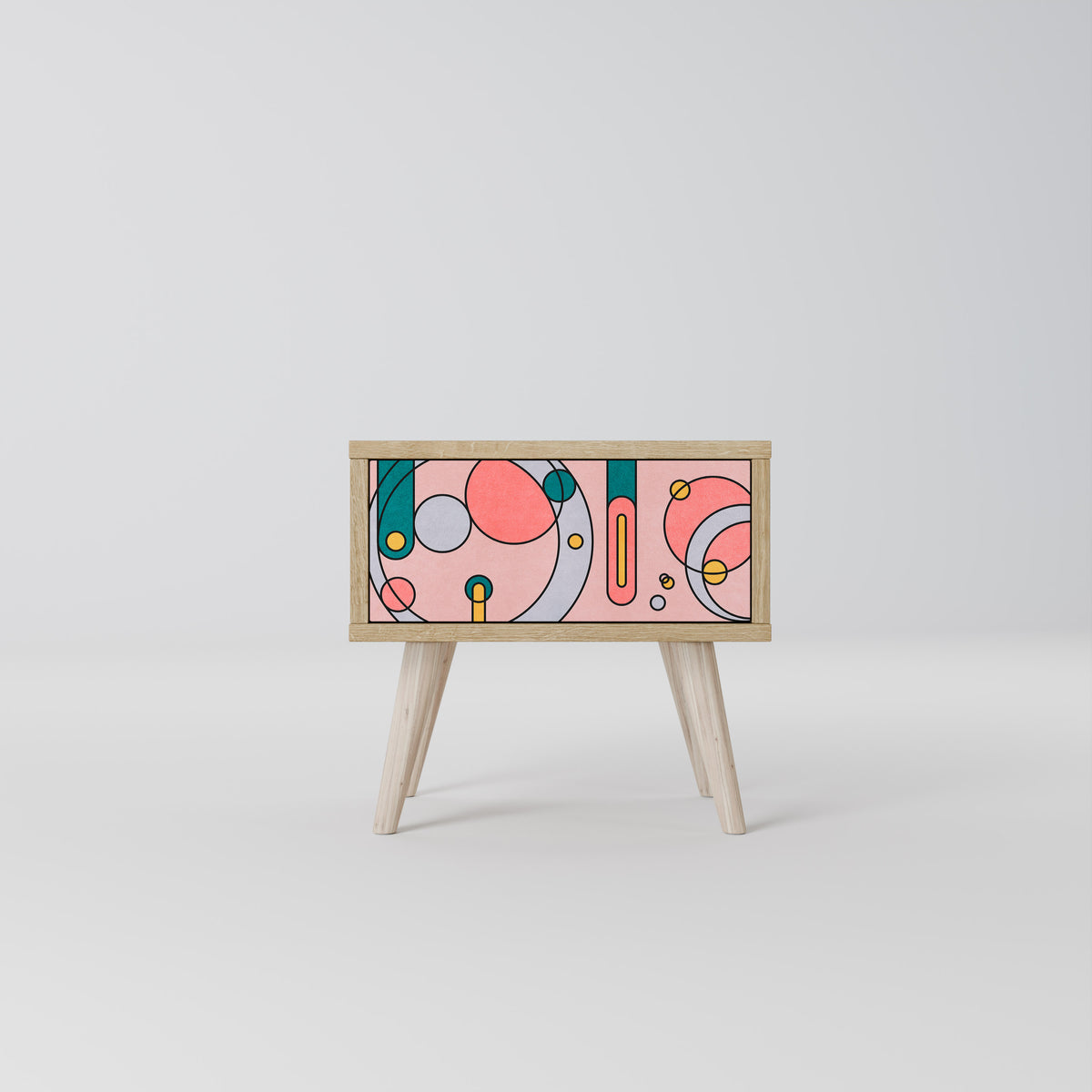GOSSAMER ECHOES Nightstand with Drawer