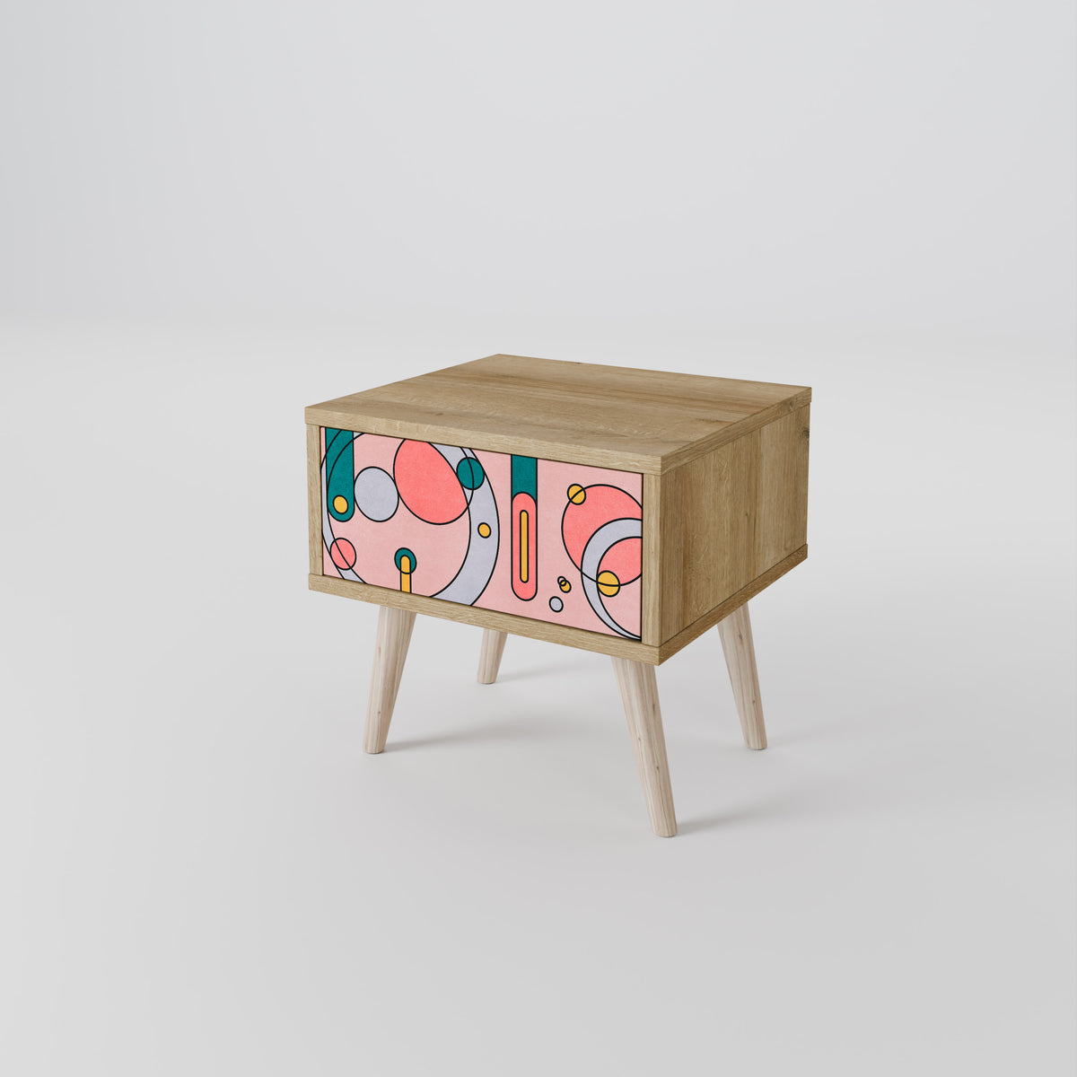 GOSSAMER ECHOES Nightstand with Drawer