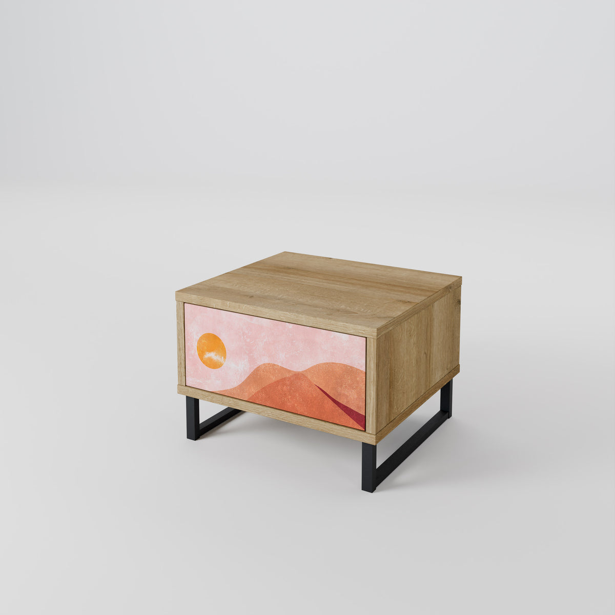 LUMINOUS SUNLIGHT Nightstand with Drawer