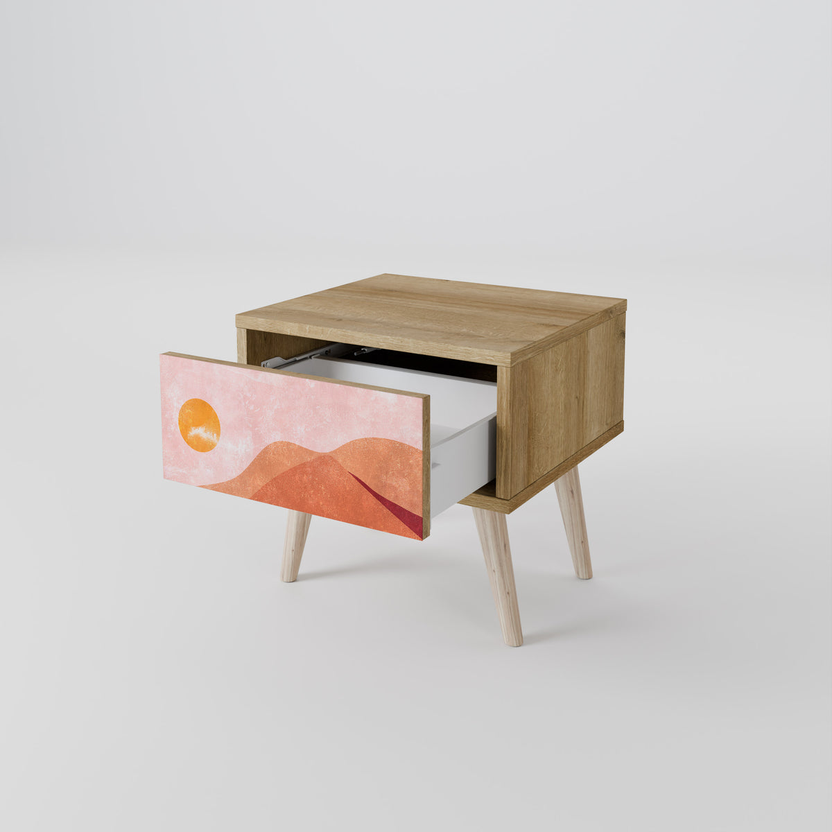 LUMINOUS SUNLIGHT Nightstand with Drawer