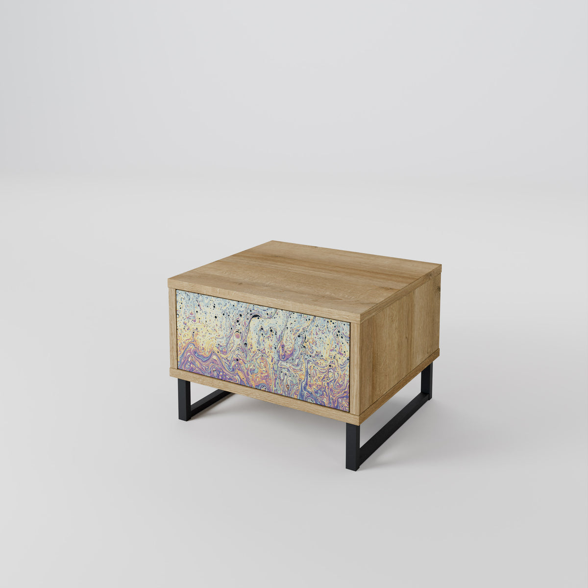 MOSAIC OF COLORS Nightstand with Drawer