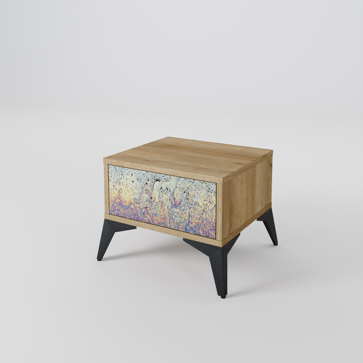 MOSAIC OF COLORS Nightstand with Drawer