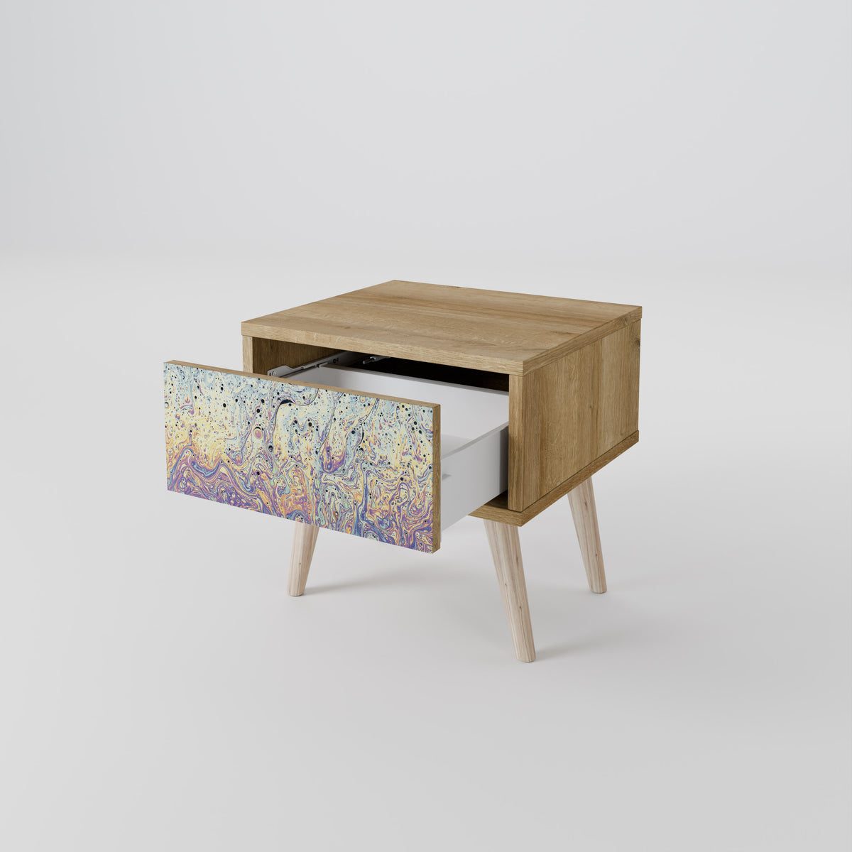 MOSAIC OF COLORS Nightstand with Drawer