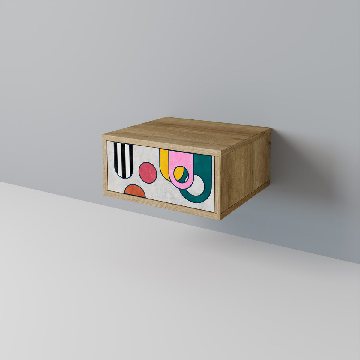 COOL STORY Nightstand with Drawer