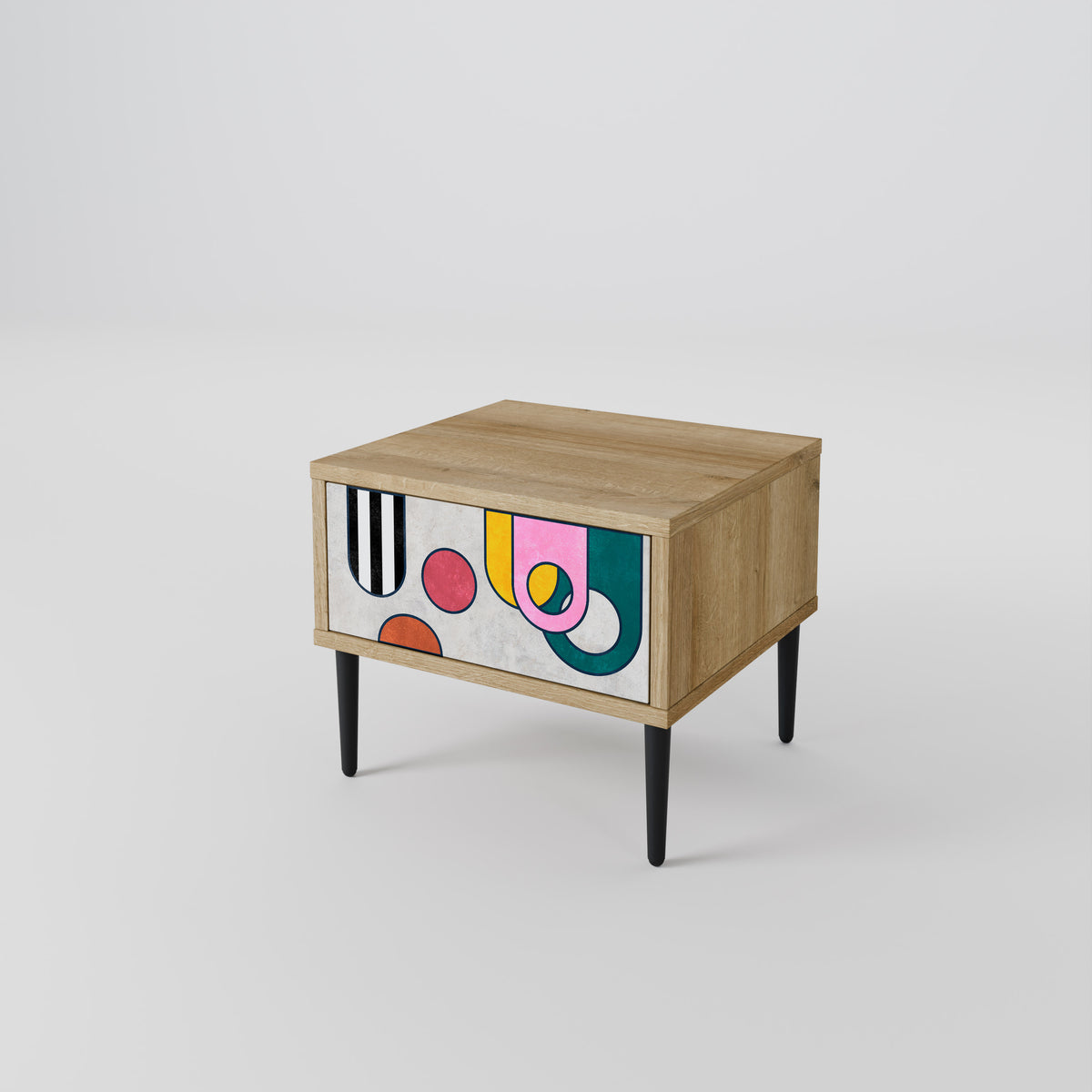 COOL STORY Nightstand with Drawer