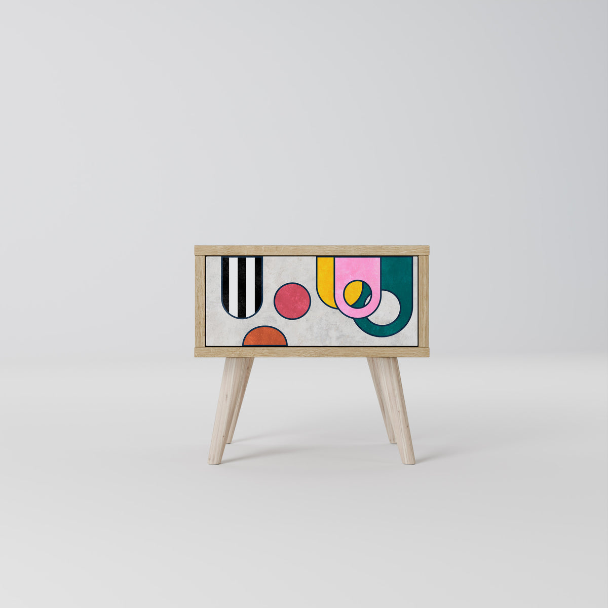 COOL STORY Nightstand with Drawer