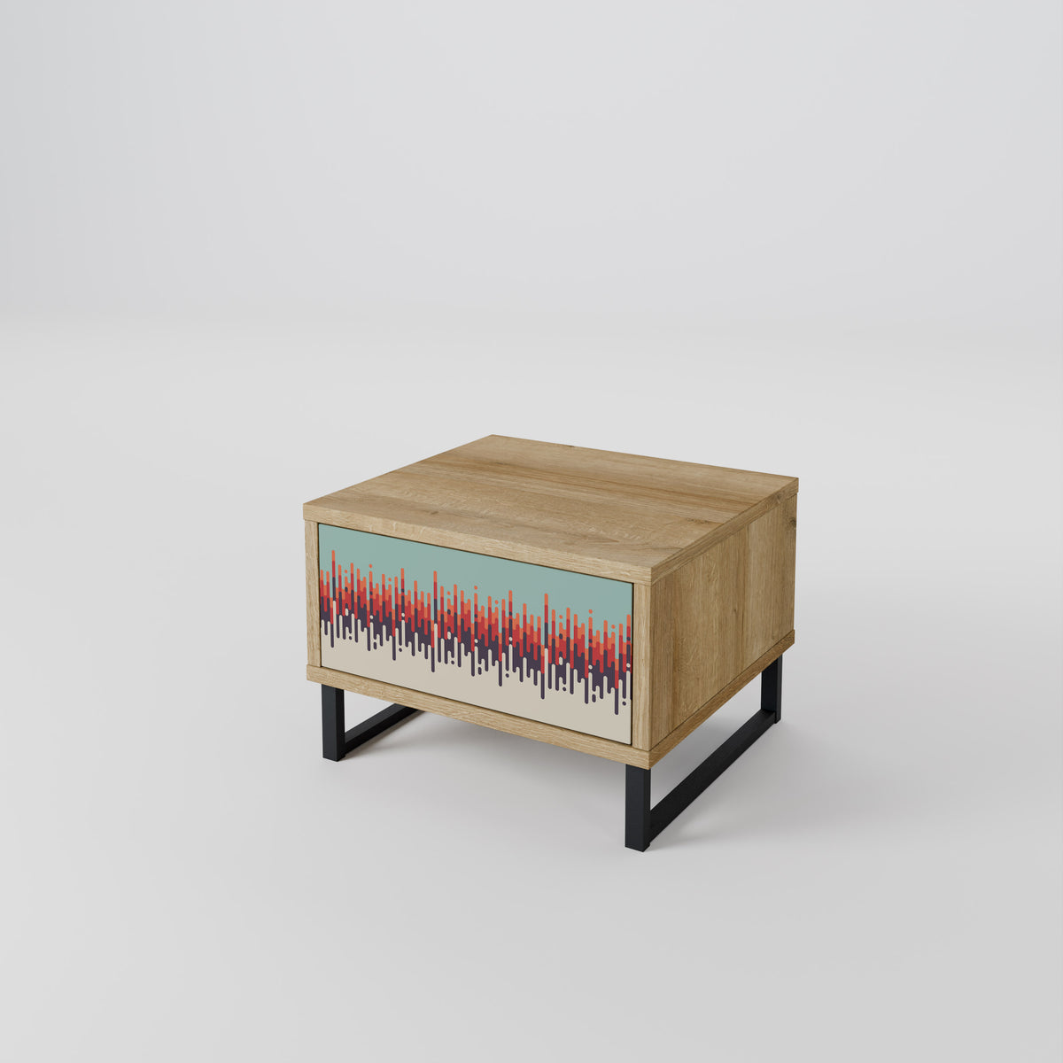 CHROMA CONTOURS Nightstand with Drawer