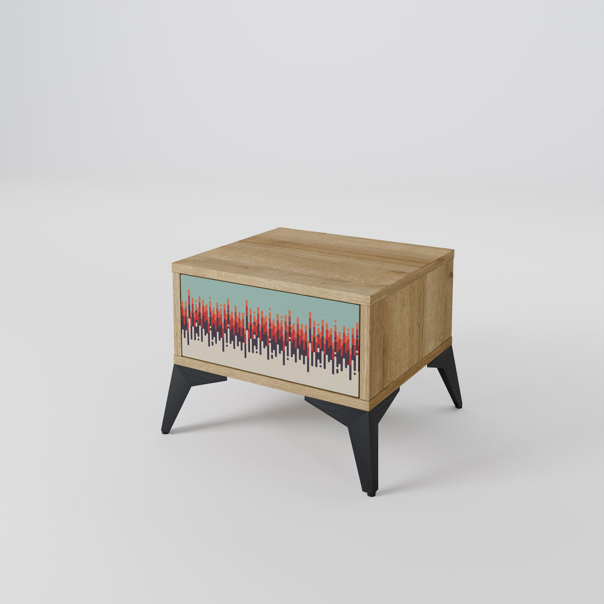 CHROMA CONTOURS Nightstand with Drawer