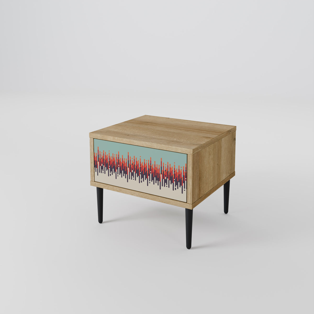 CHROMA CONTOURS Nightstand with Drawer