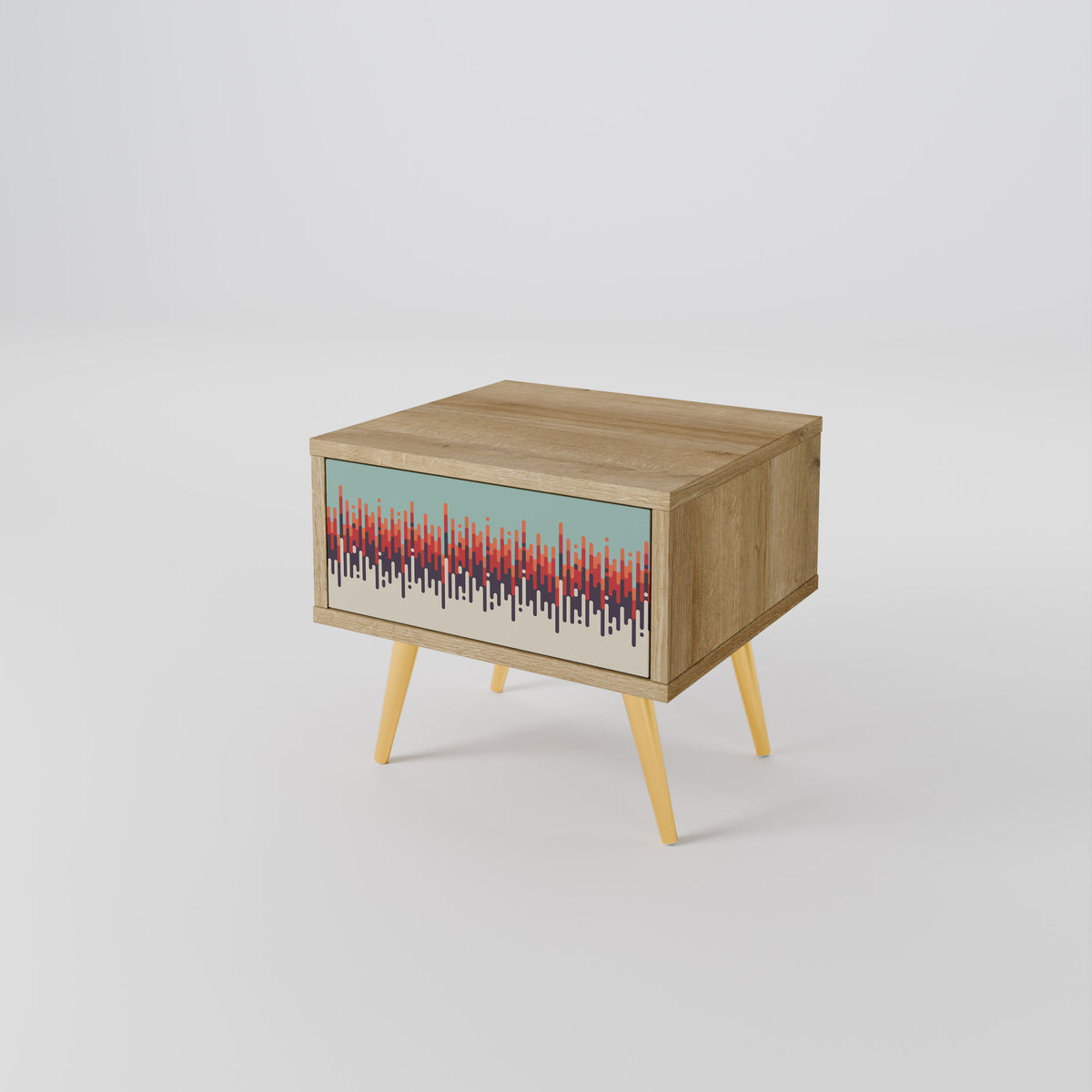 CHROMA CONTOURS Nightstand with Drawer