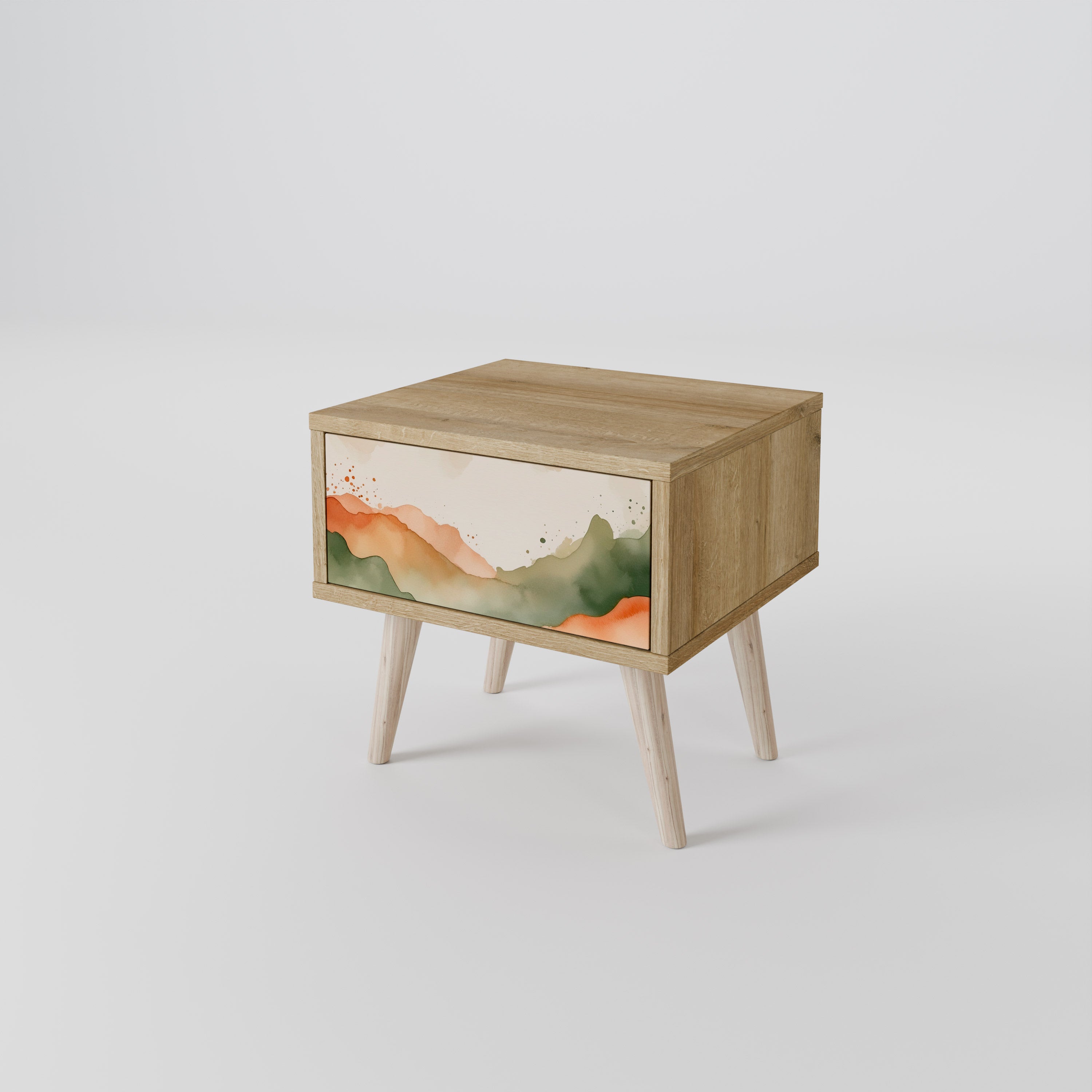 WATERCOLOUR PEAKS Nightstand
