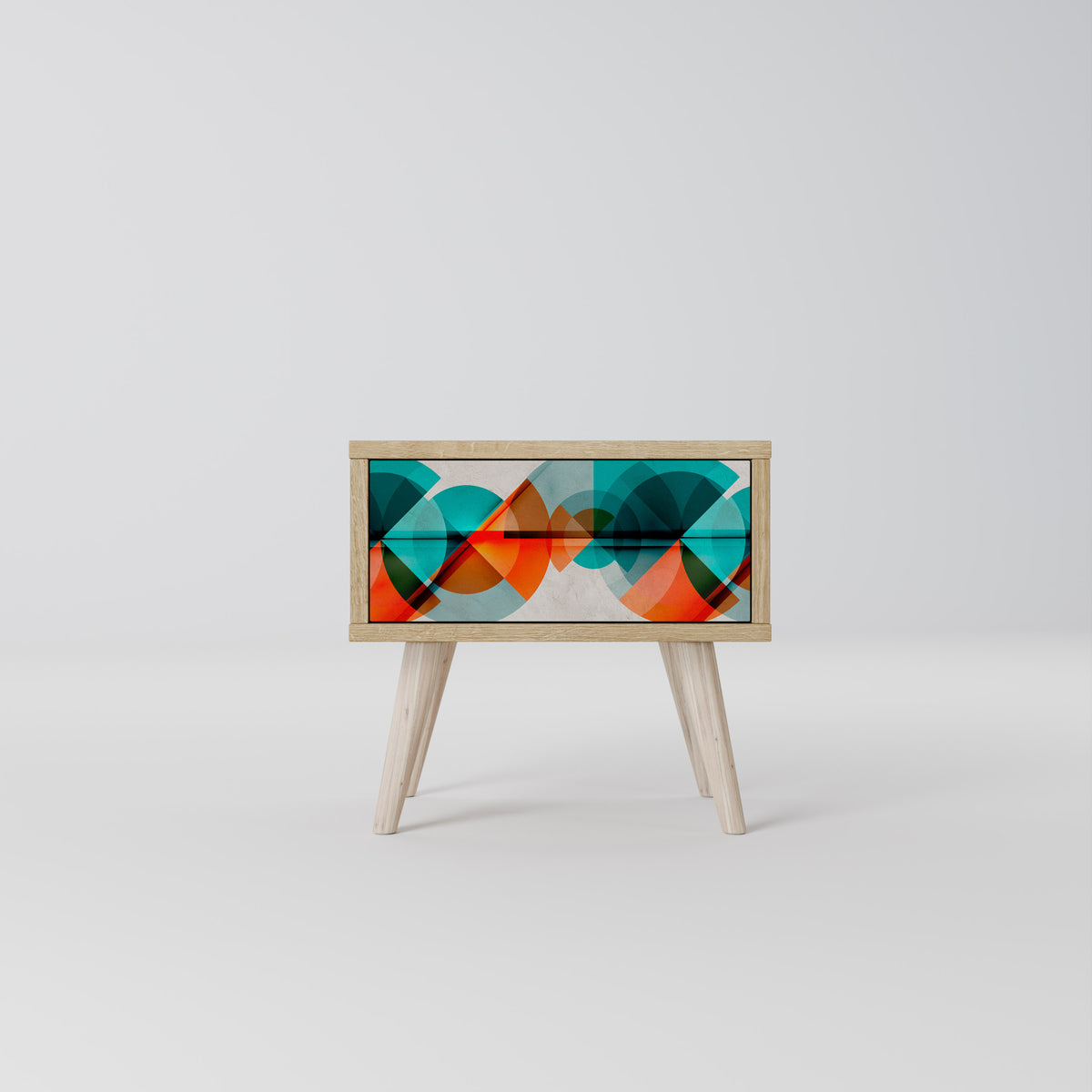 CIRCULAR RHAPSODY Nightstand with Drawer