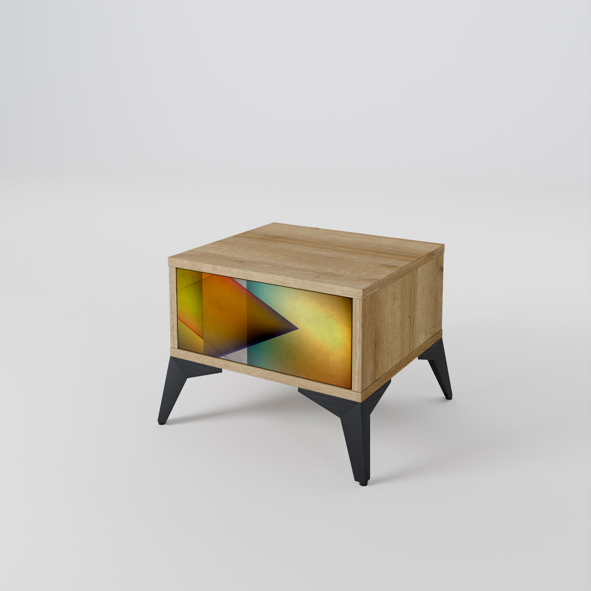 PIERCING SHARPNESS Nightstand with Drawer