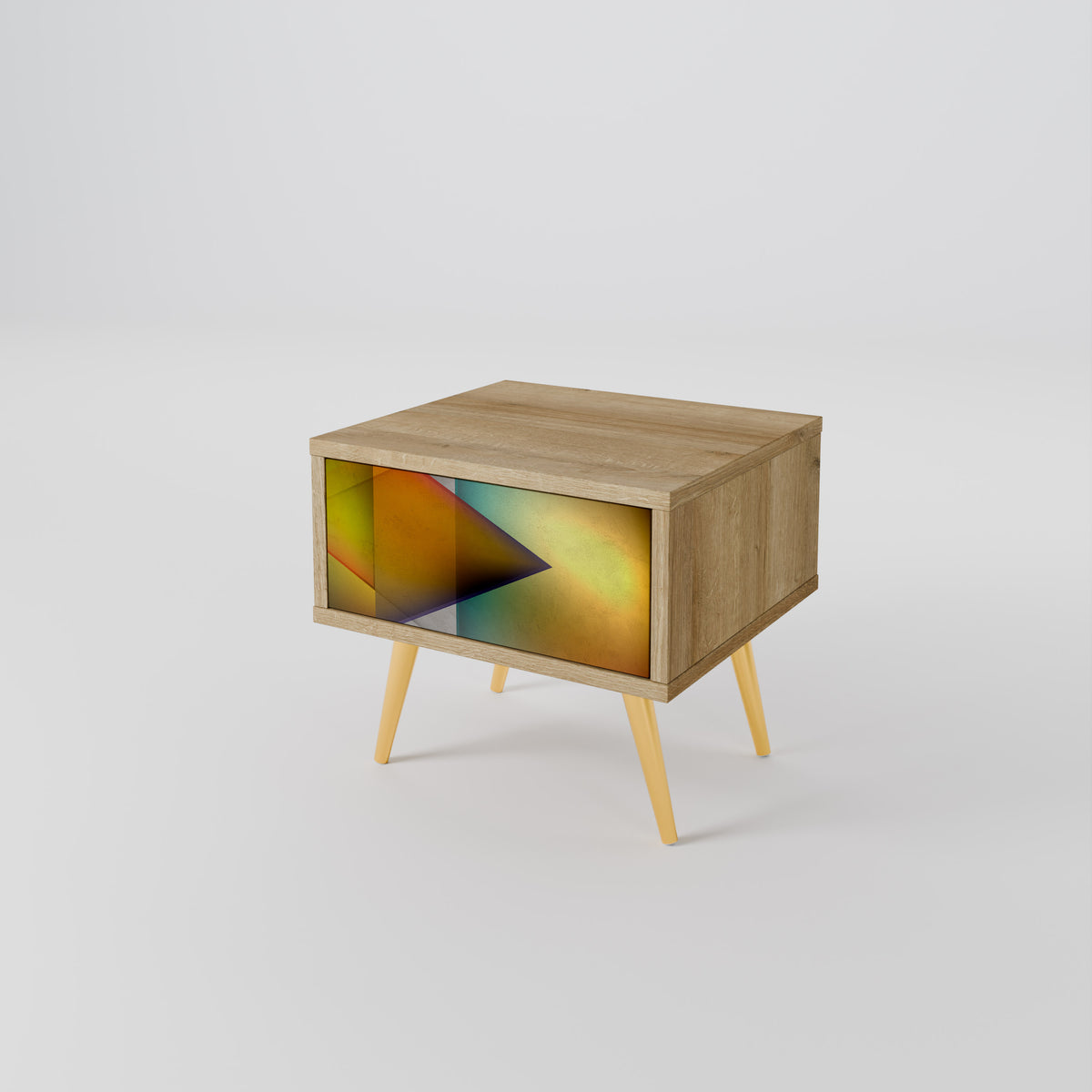 PIERCING SHARPNESS Nightstand with Drawer