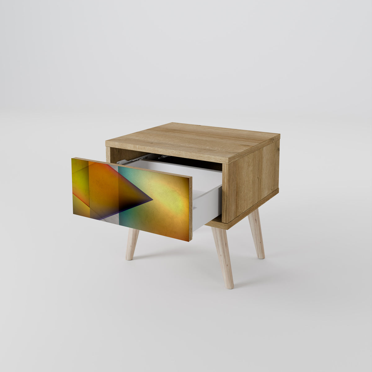 PIERCING SHARPNESS Nightstand with Drawer