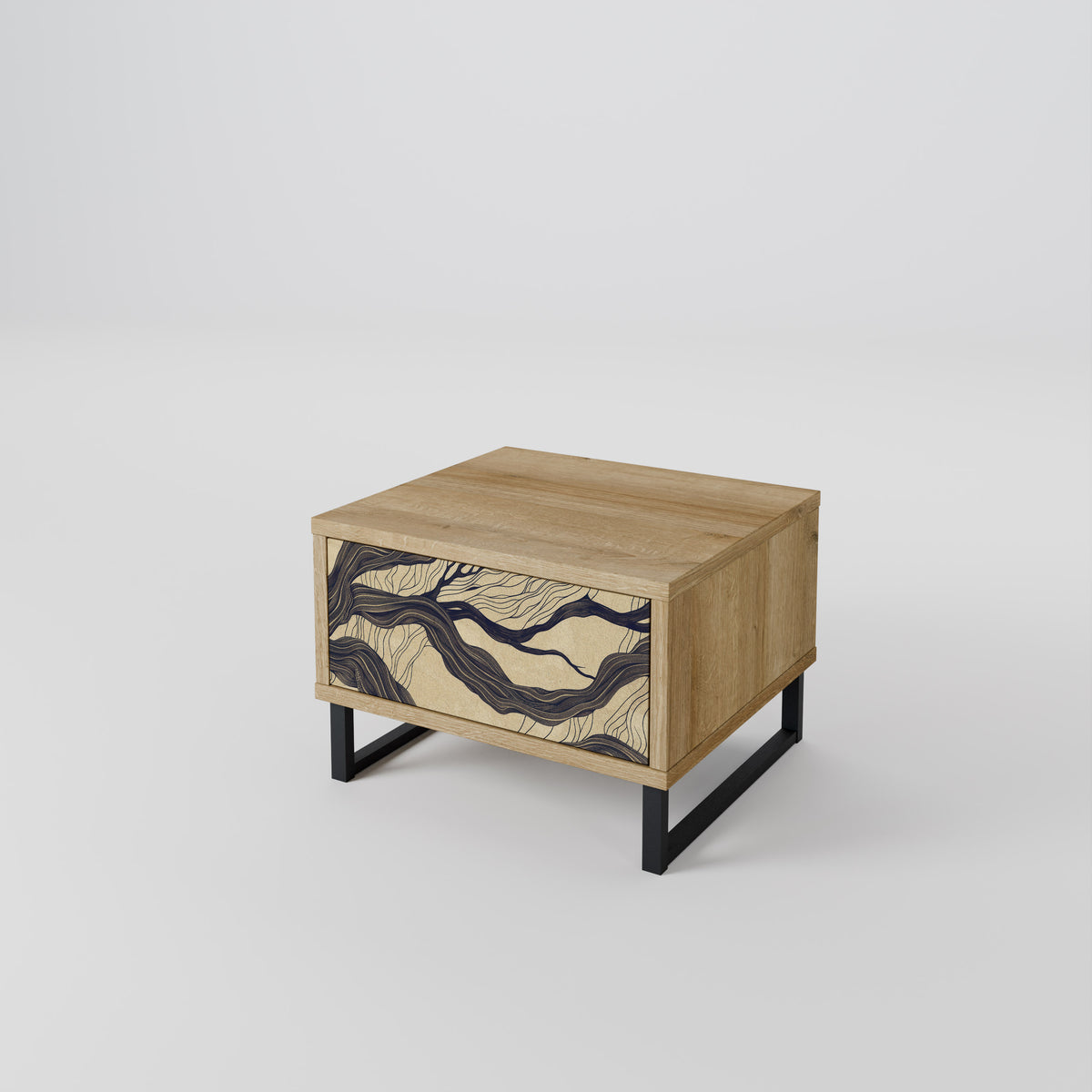 UNIFIED FRAGMENTS Nightstand with Drawer