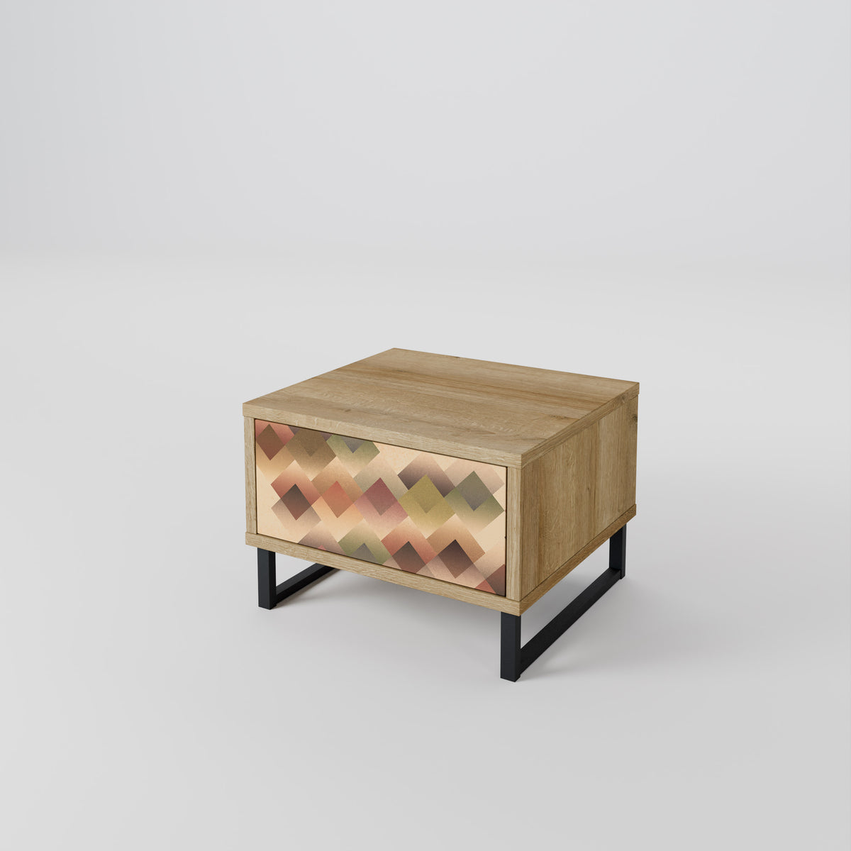 GEOMETRIC FUSION Nightstand with Drawer