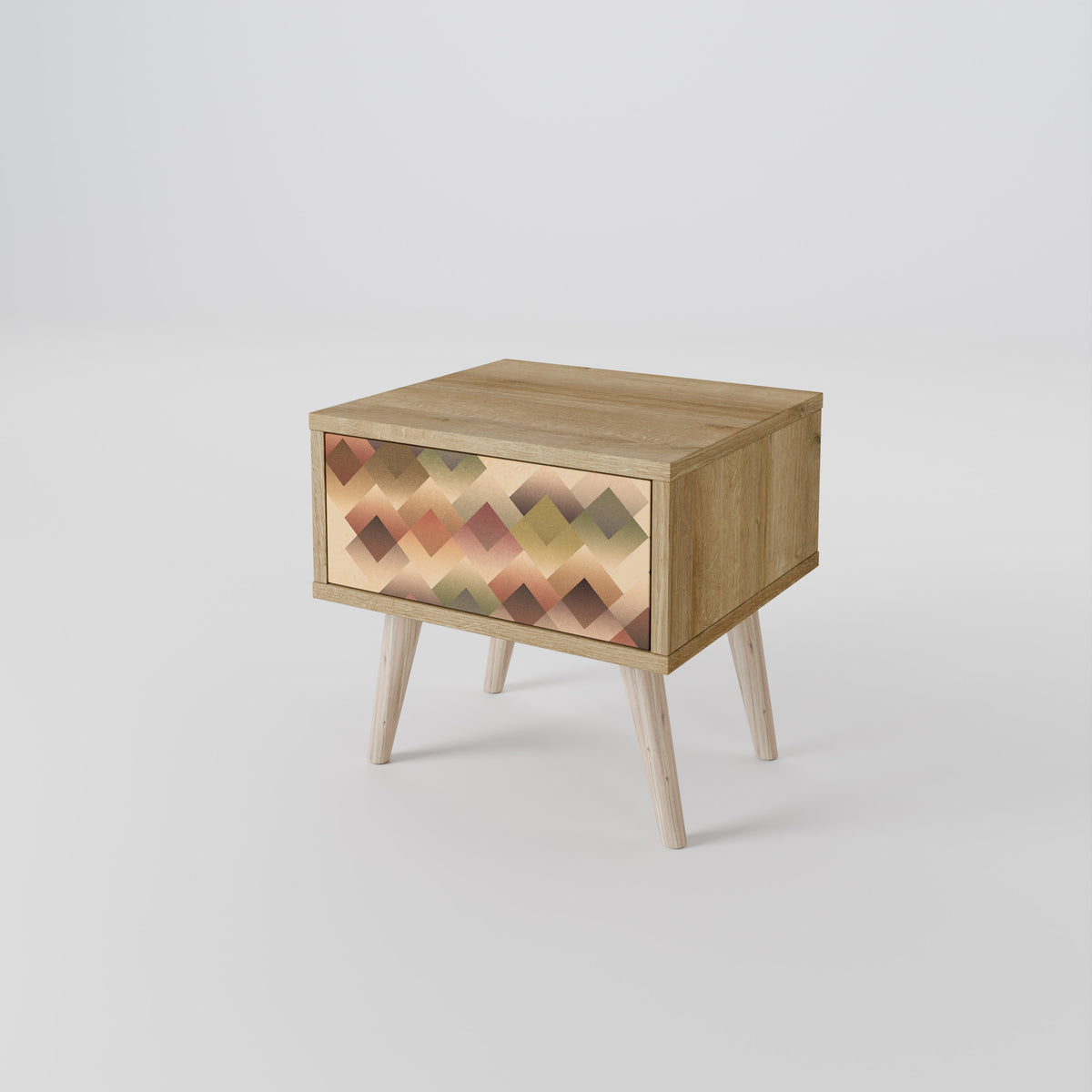 GEOMETRIC FUSION Nightstand with Drawer