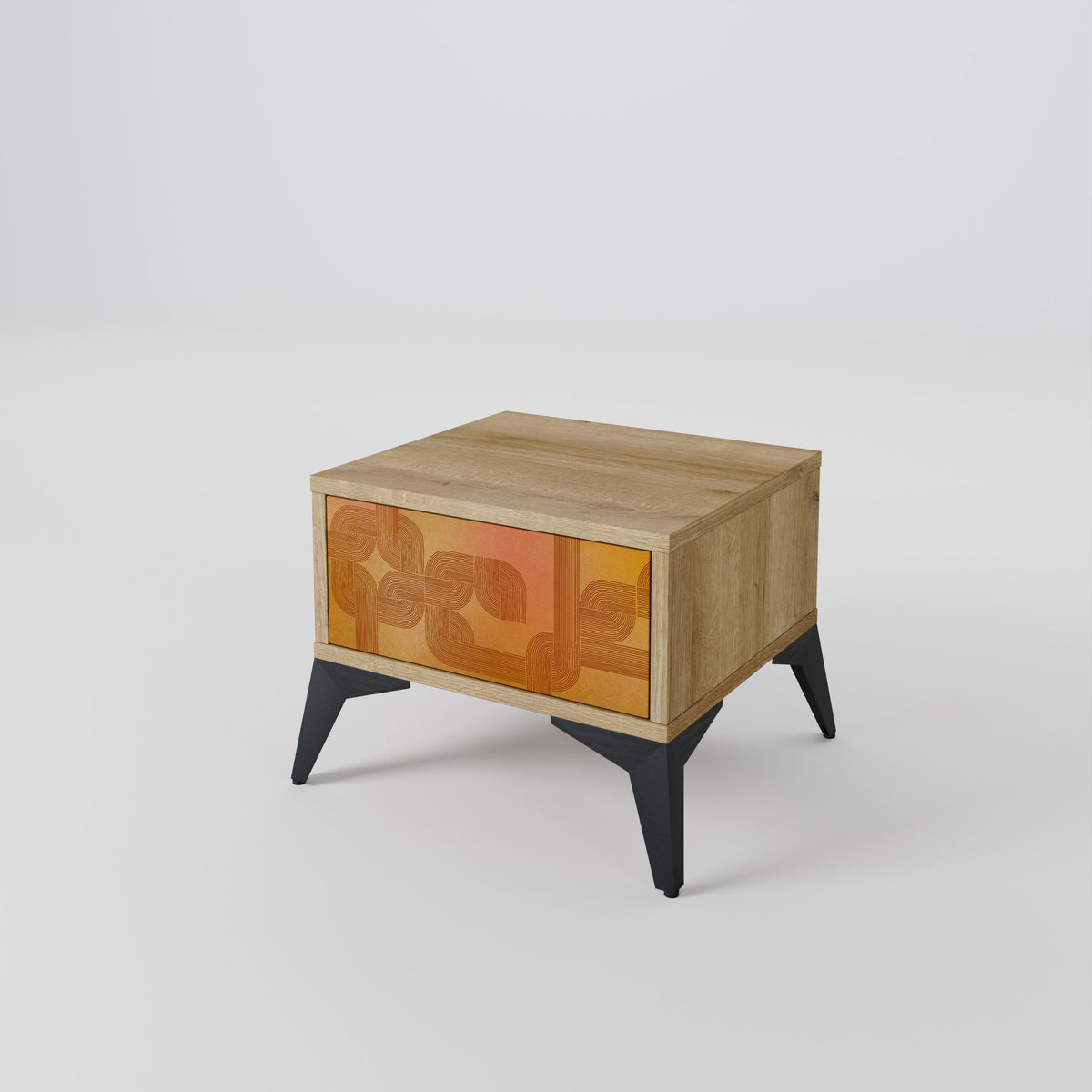 STRENGTHENING RELATION Nightstand with Drawer