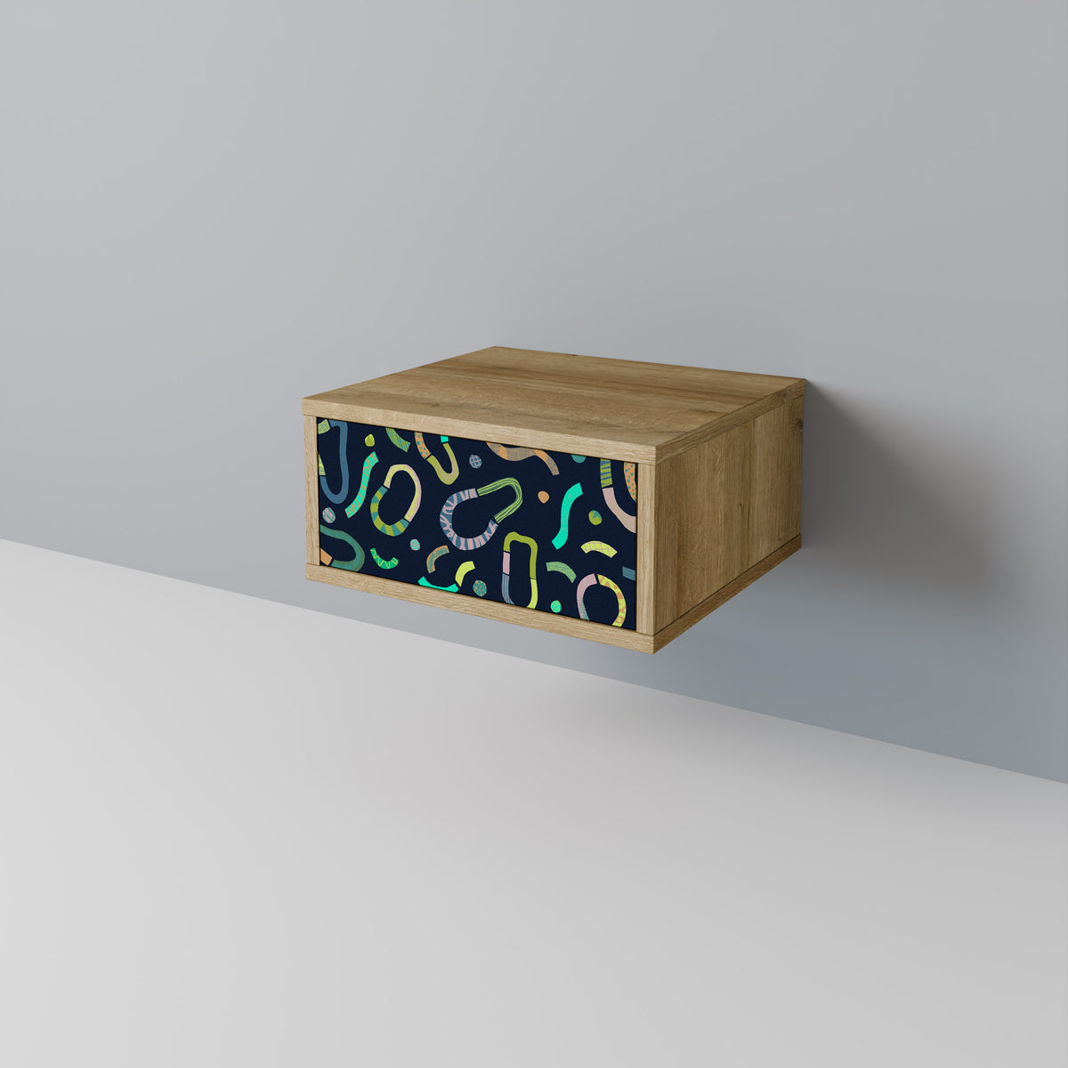 CONTRAST DANCE Nightstand with Drawer