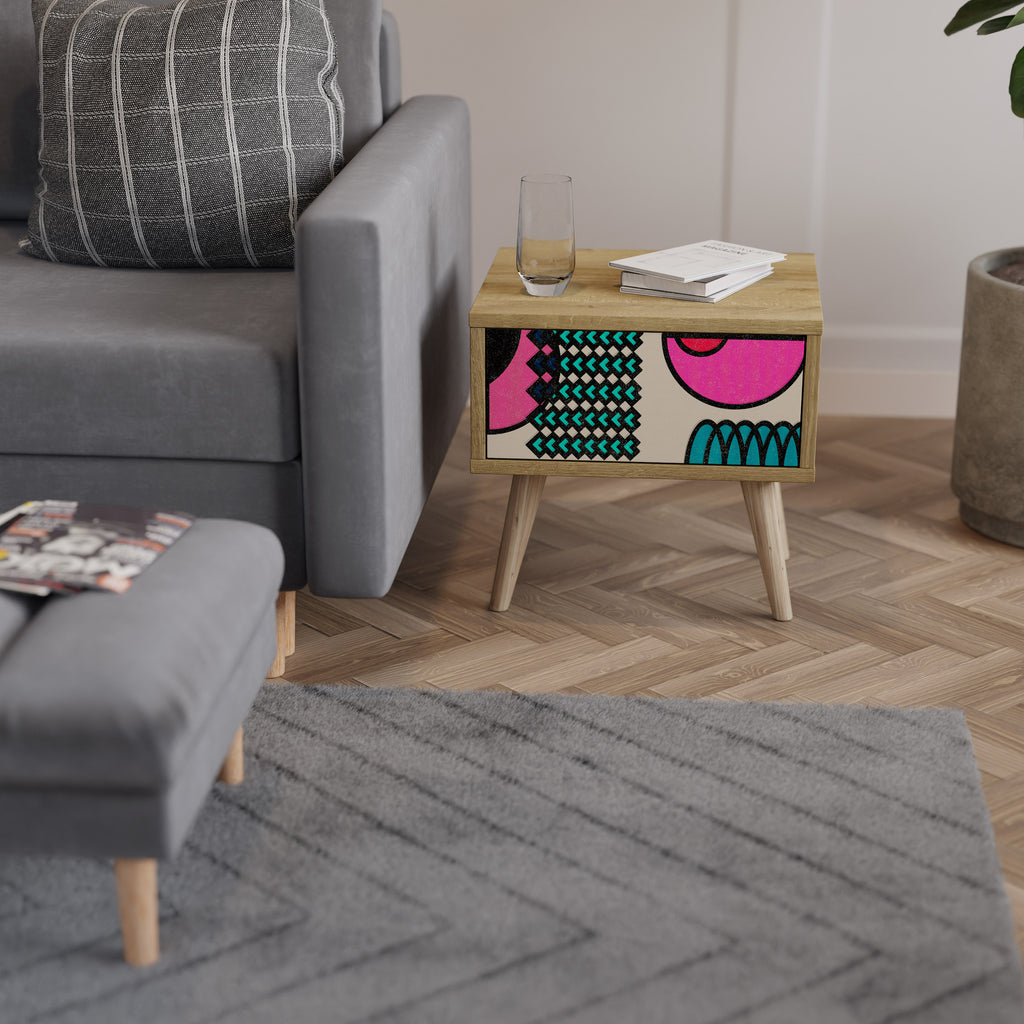 GEOMETRIC RHAPSODY Noční stolek