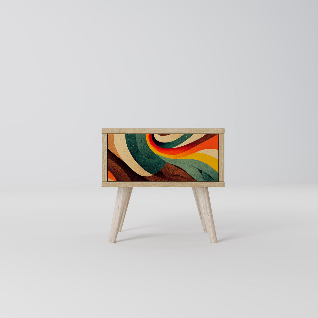 COLORFUL STRANDS Κομοδίνο με συρτάρι