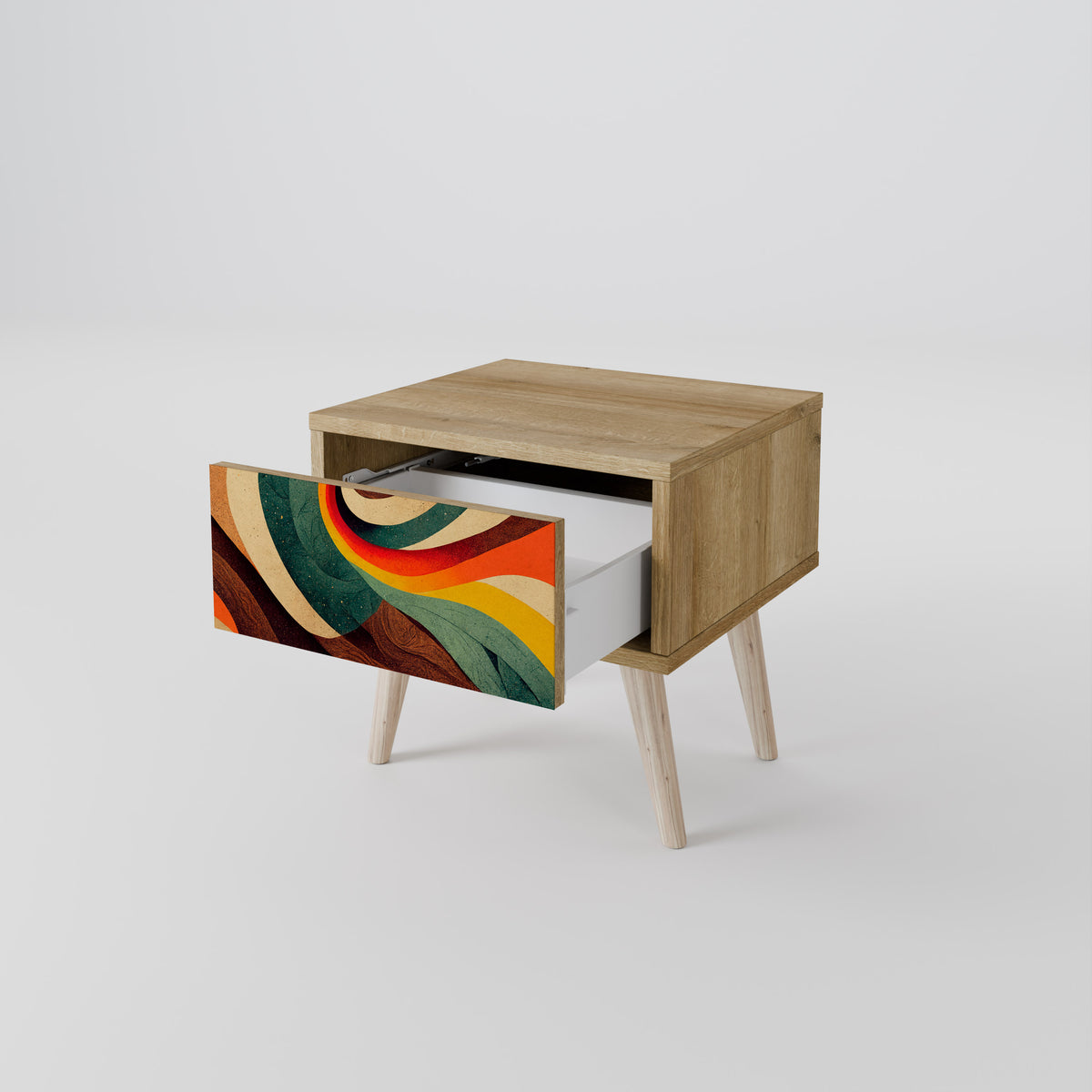 COLORFUL STRANDS Κομοδίνο με συρτάρι