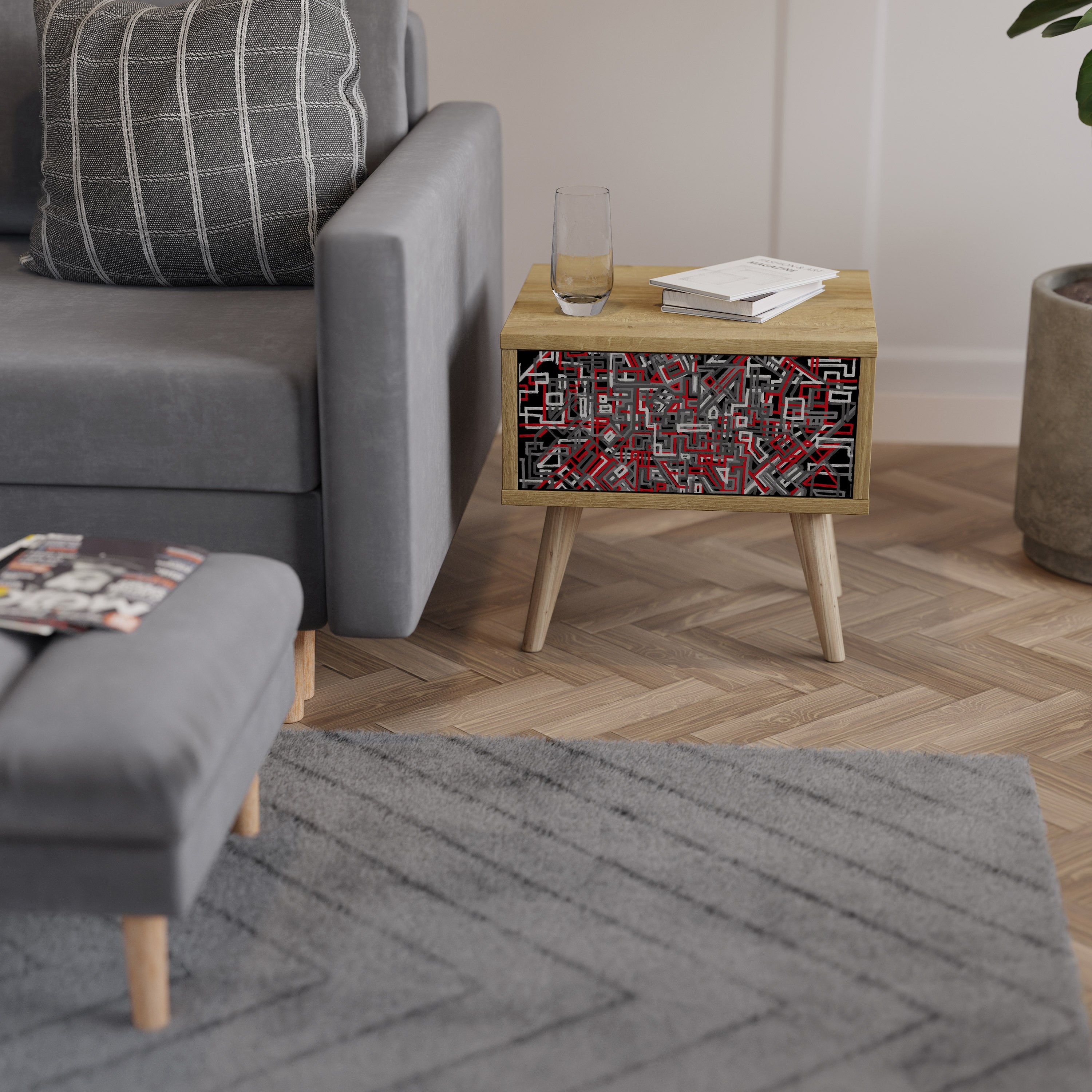 BROKEN LINES Nachttisch