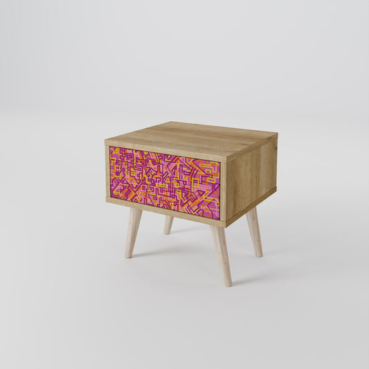 LOVELY MEMORIES Nightstand with Drawer