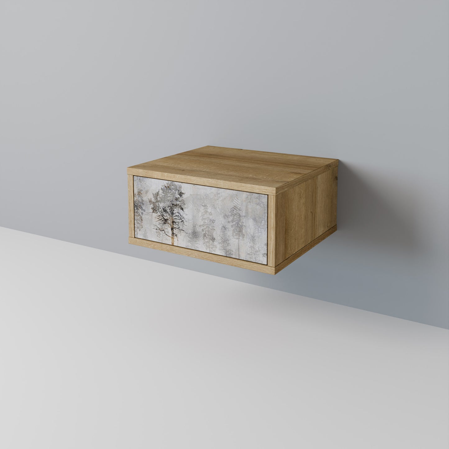 FADE IN THE TREES Nightstand with Drawer