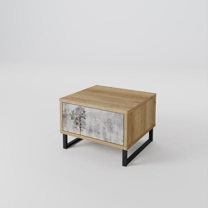 FADE IN THE TREES Nightstand with Drawer
