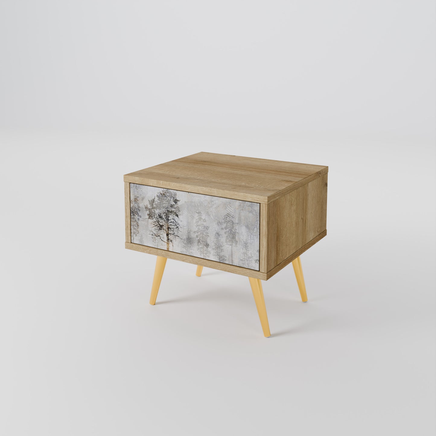 FADE IN THE TREES Nightstand with Drawer