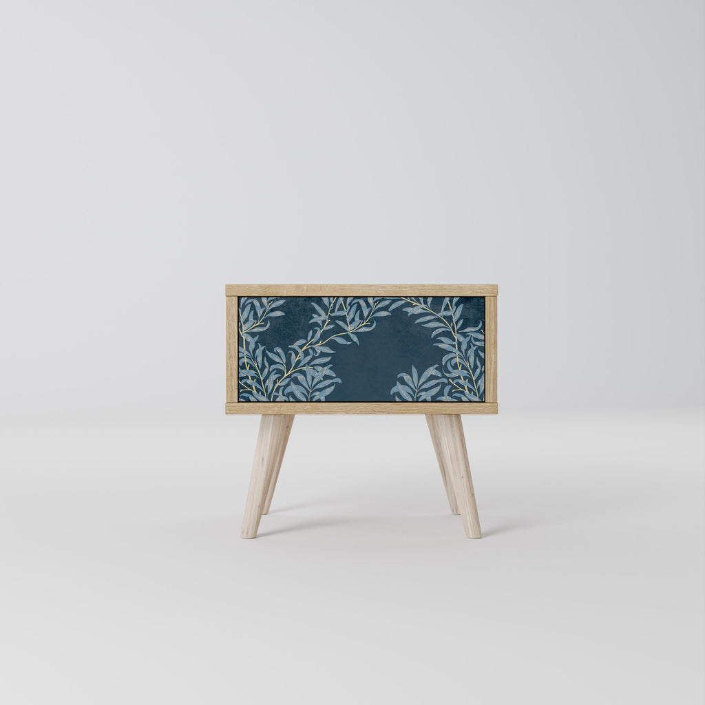 BLUE LEAVES Nightstand