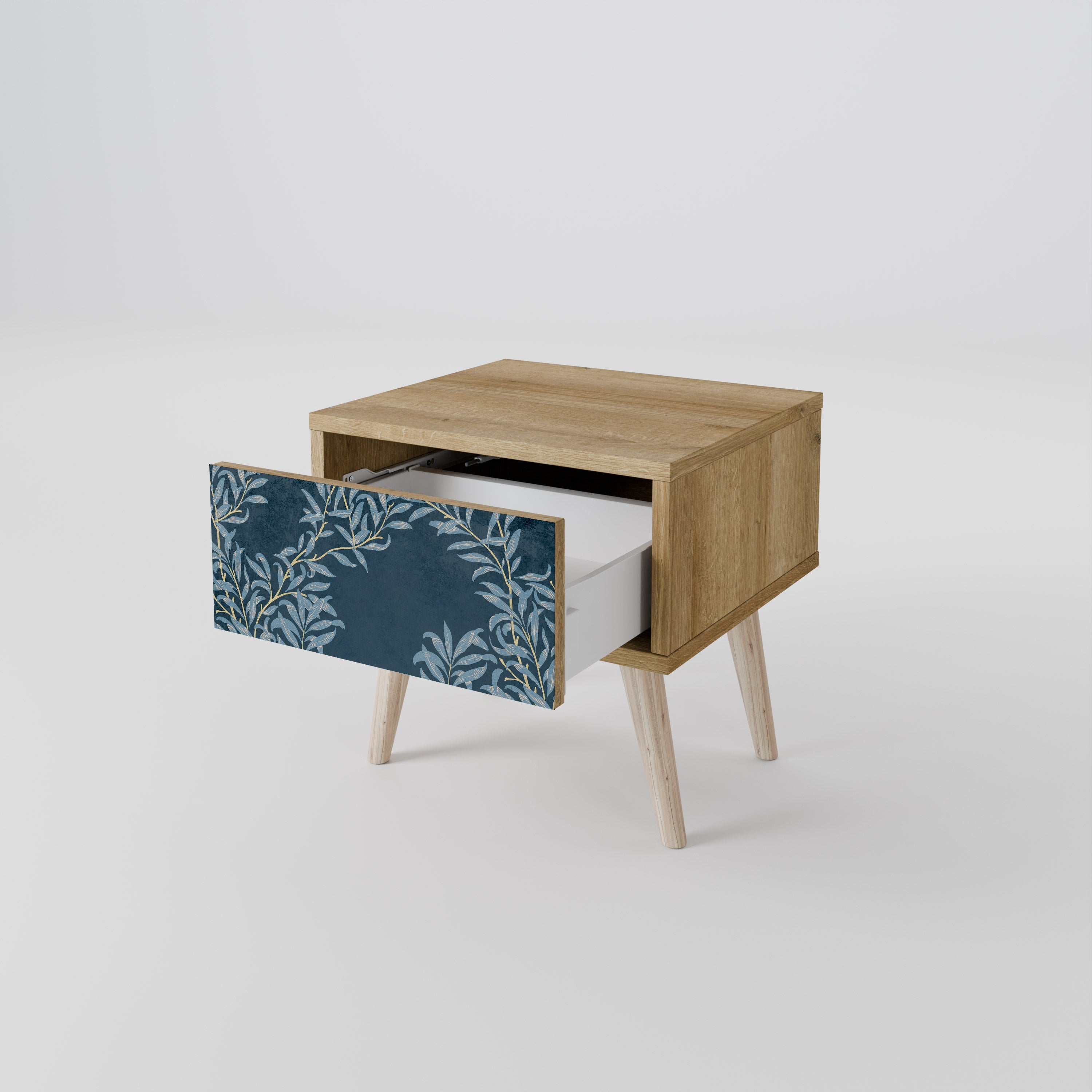 BLUE LEAVES Nightstand