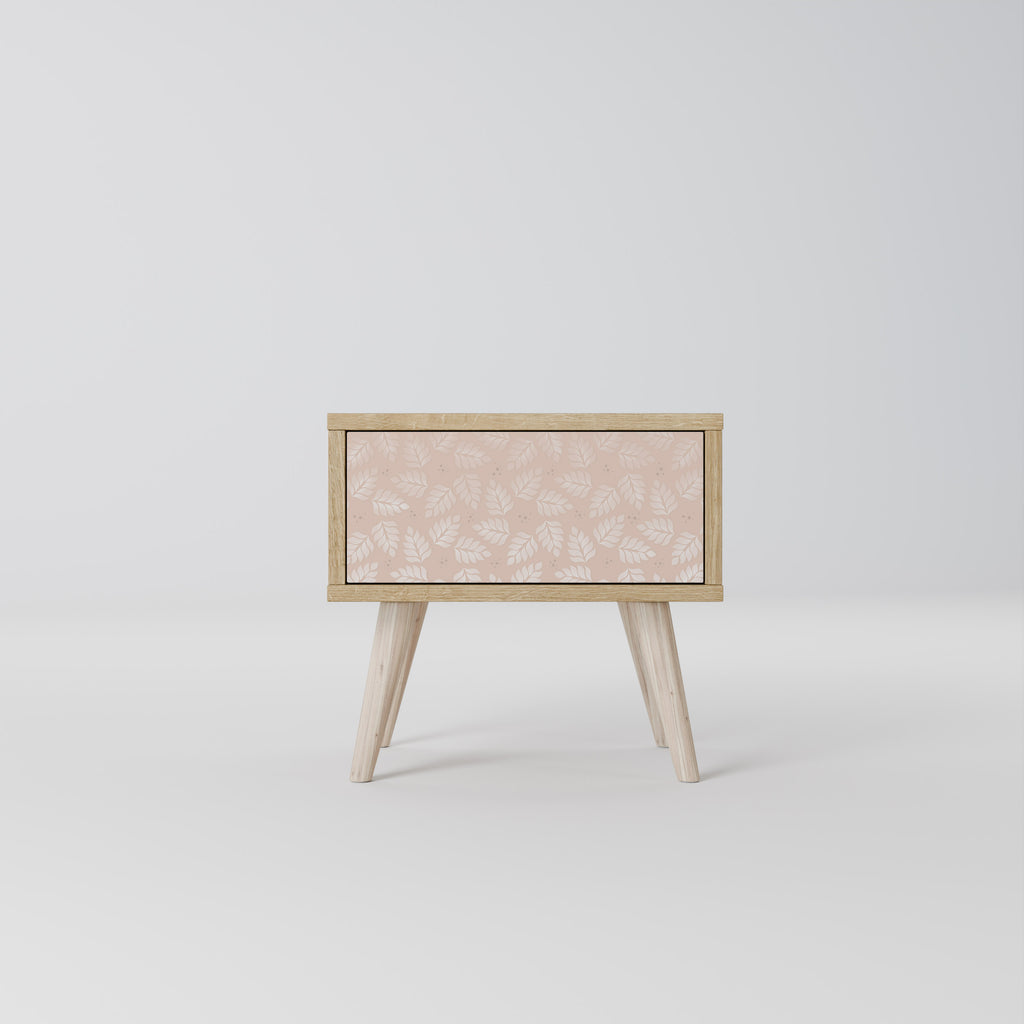 LEAVES ON BEIGE Nightstand