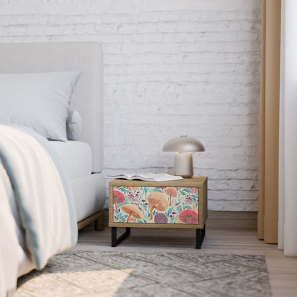 FUNGUS FANTASY Nightstand in Oak Effect