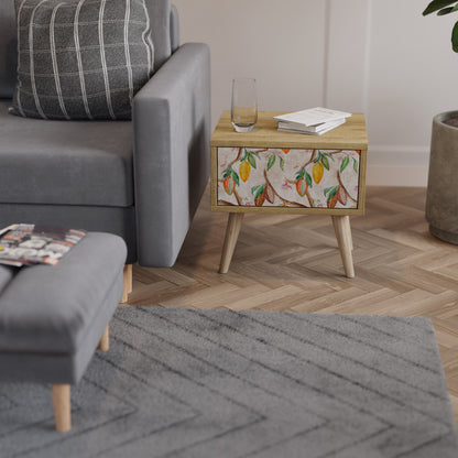 COCOA FRUITS Nightstand in Oak Effect