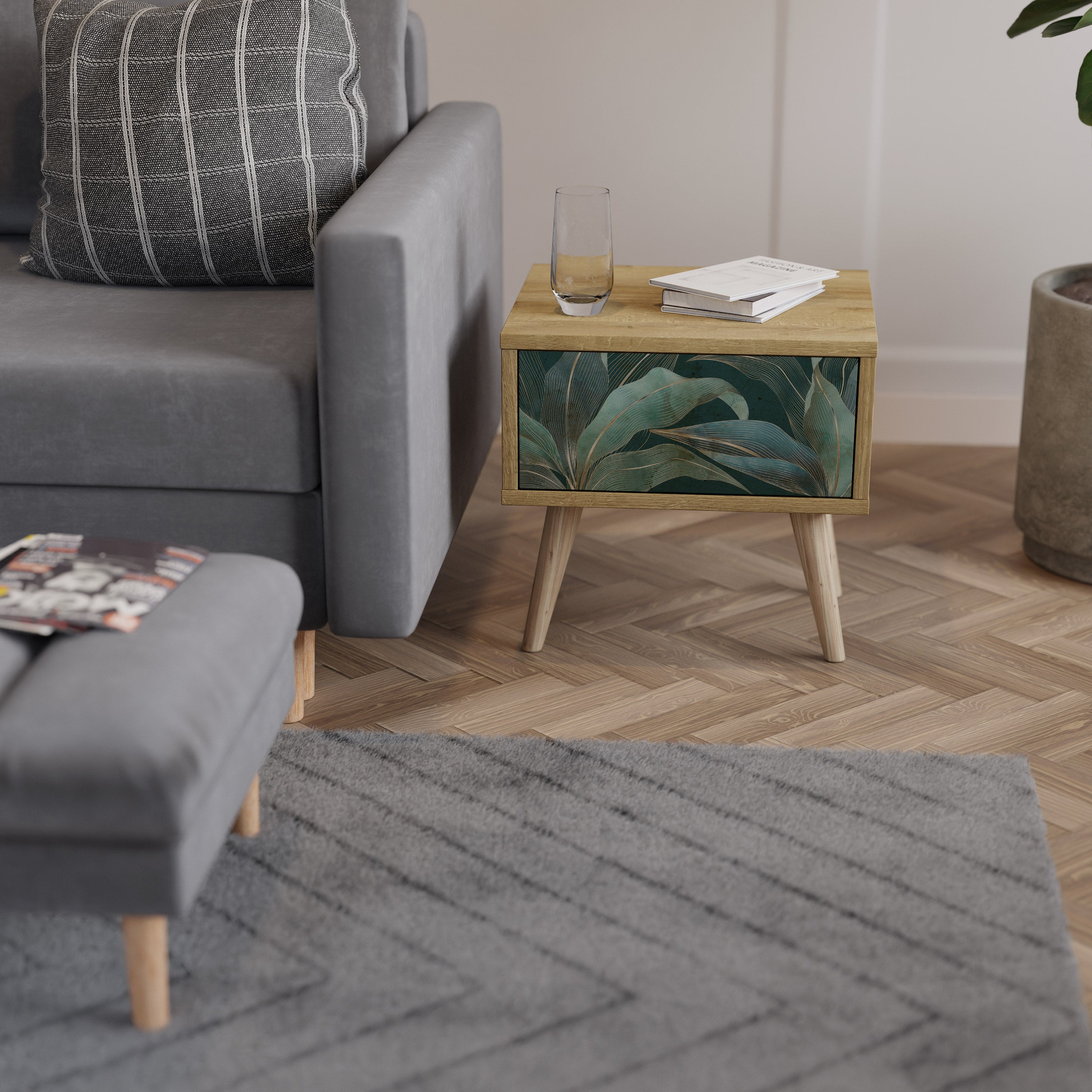 ROYAL GREEN Sängbord 