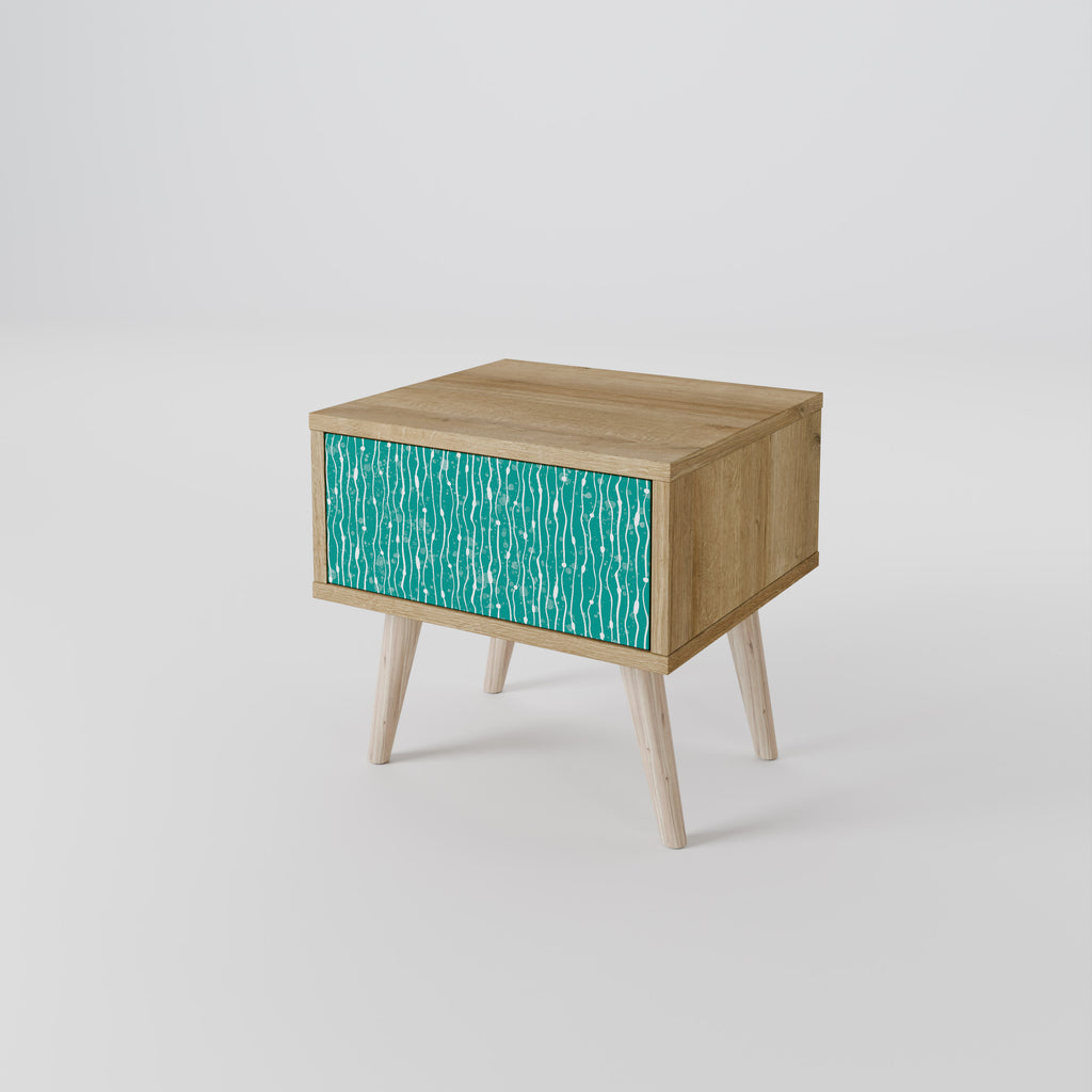 TURQUOISE RAIN Nightstand