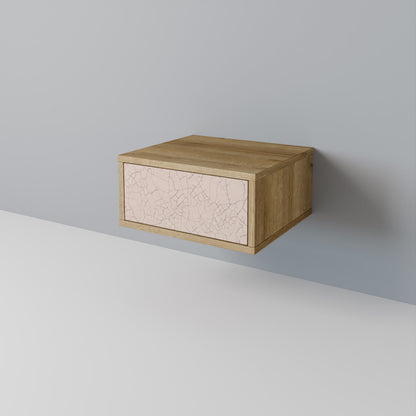 CERAMIC TEXTURE Nightstand with Drawer