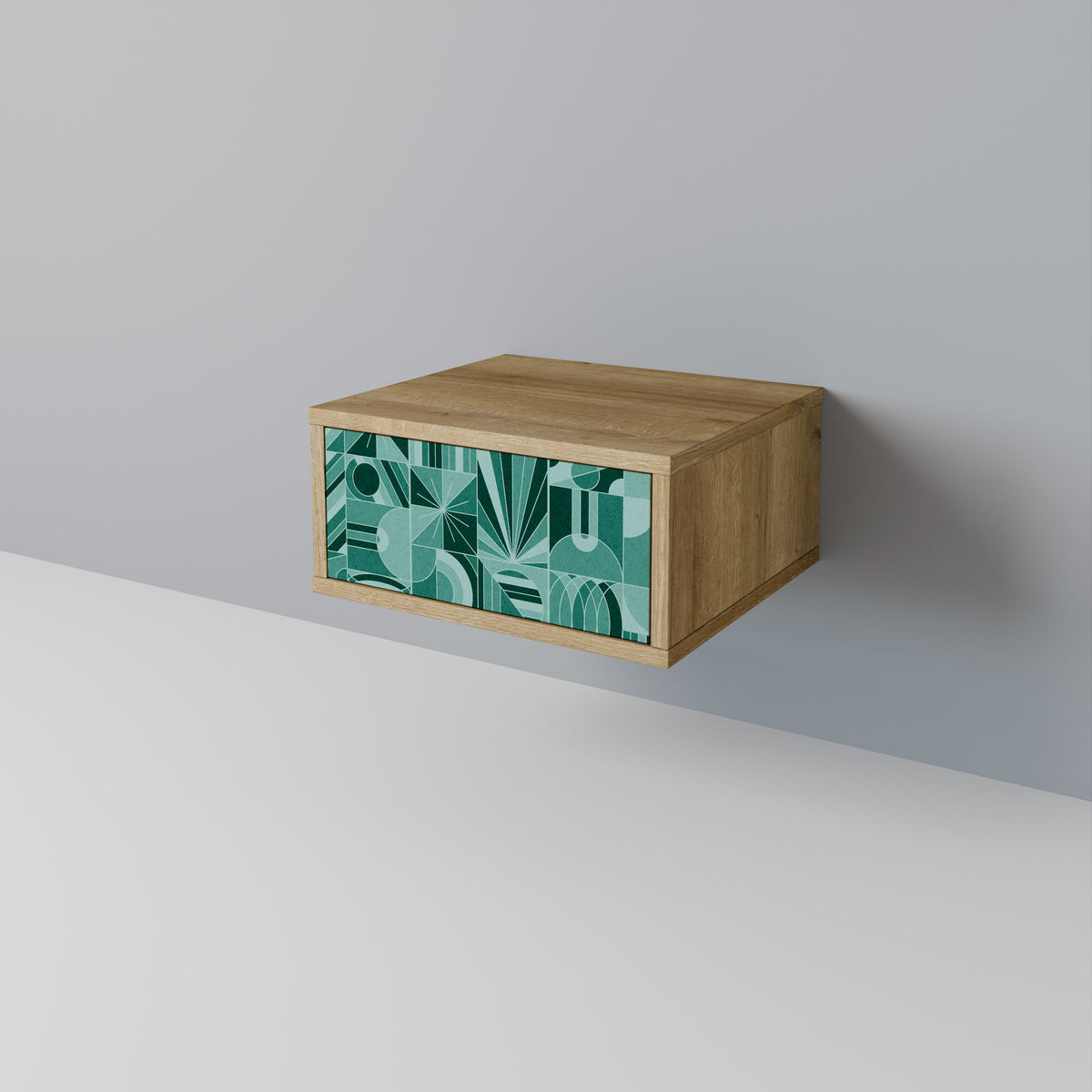 HARMONIC GRID Nightstand with Drawer