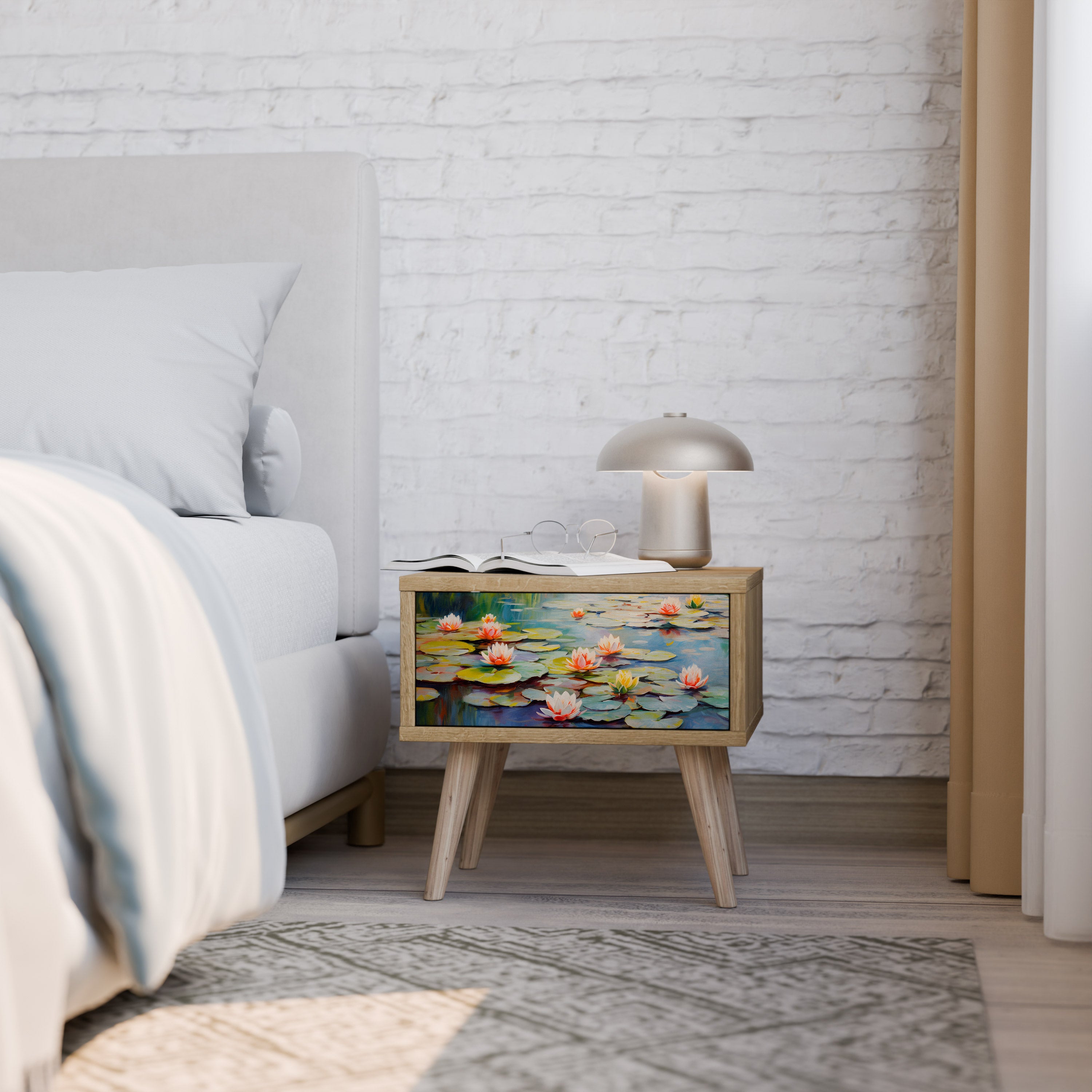 BLOOMING WATERS Nightstand