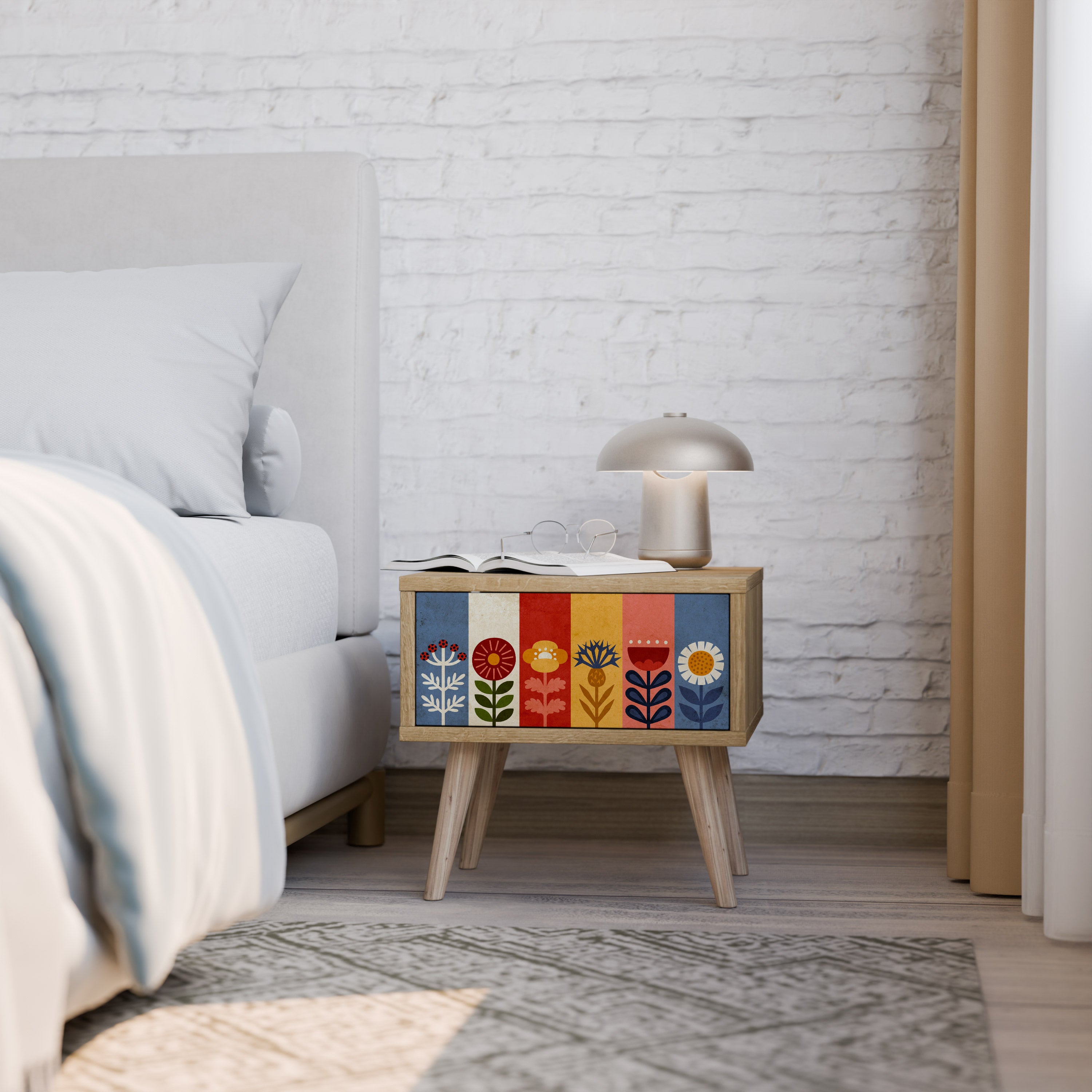 SCANDIC FLOWERET Nightstand