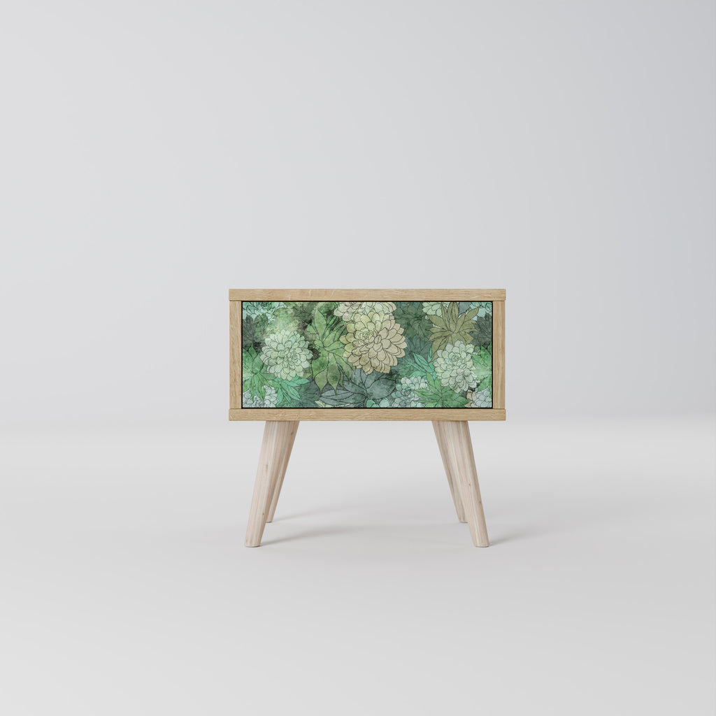 SUCCULENT CLUSTER Κομοδίνο με συρτάρι